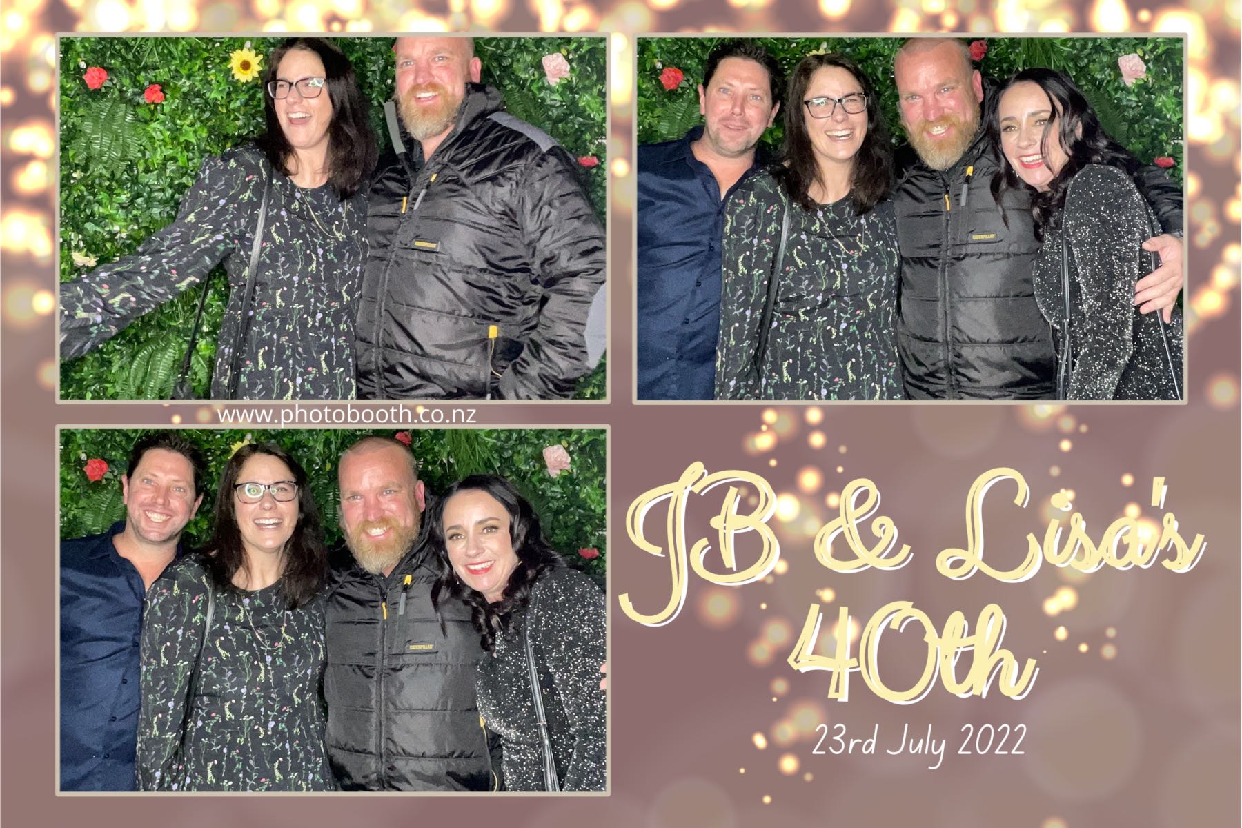 JB & Lisa's 40th Birthday | View more photos from the event at gallery.photobooth.co.nz/u/SelfieCentral/JB-Lisas-40th-Birthday
