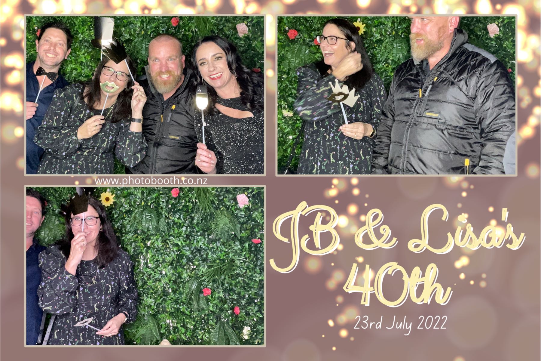 JB & Lisa's 40th Birthday | View more photos from the event at gallery.photobooth.co.nz/u/SelfieCentral/JB-Lisas-40th-Birthday