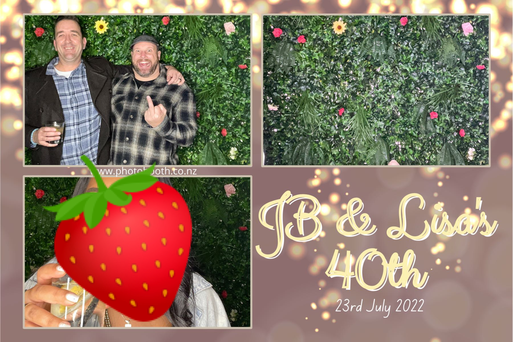 JB & Lisa's 40th Birthday | View more photos from the event at gallery.photobooth.co.nz/u/SelfieCentral/JB-Lisas-40th-Birthday