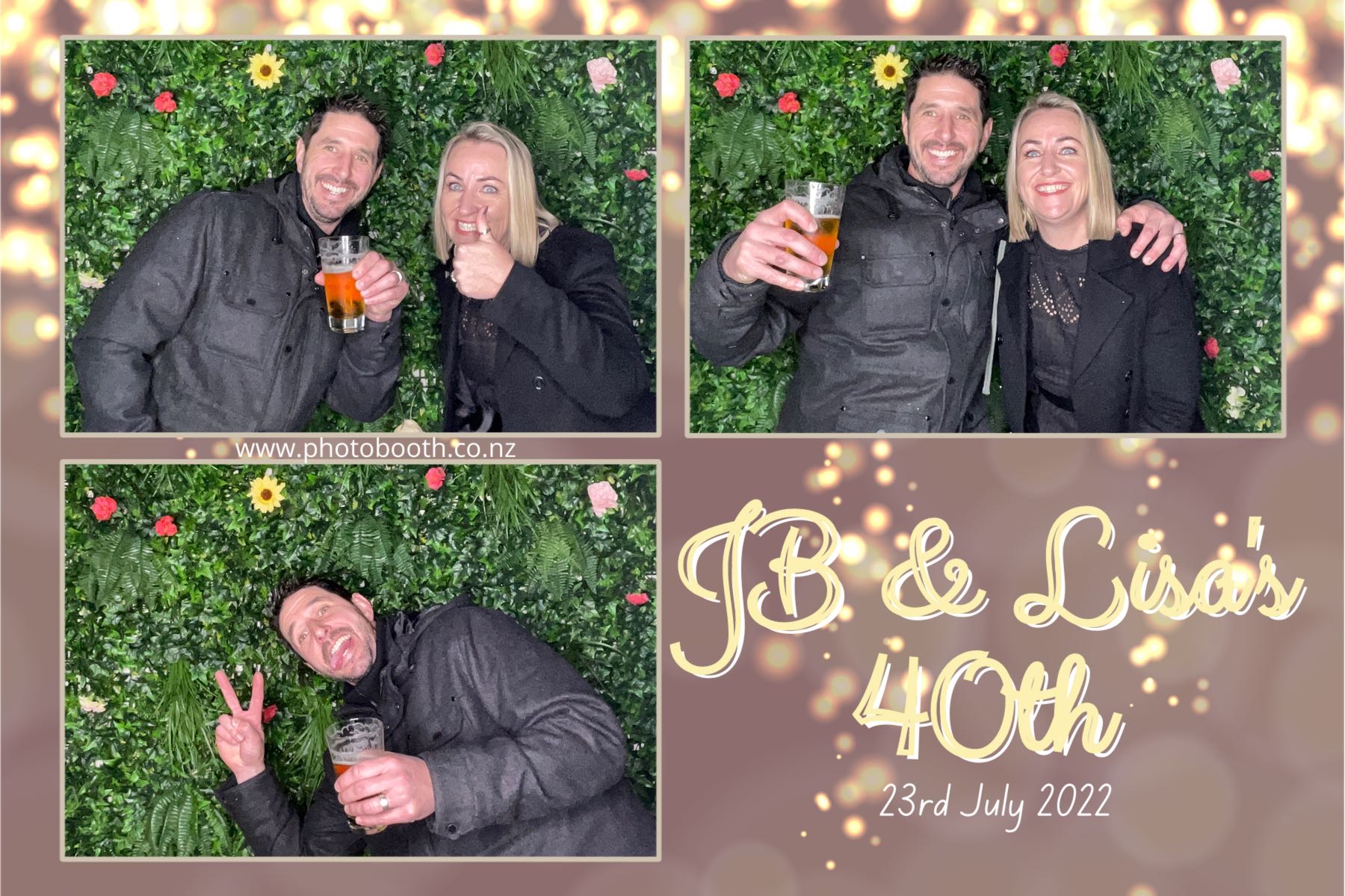 JB & Lisa's 40th Birthday | View more photos from the event at gallery.photobooth.co.nz/u/SelfieCentral/JB-Lisas-40th-Birthday
