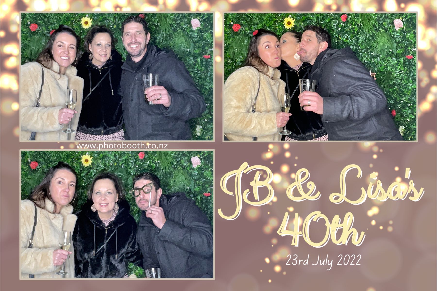 JB & Lisa's 40th Birthday | View more photos from the event at gallery.photobooth.co.nz/u/SelfieCentral/JB-Lisas-40th-Birthday