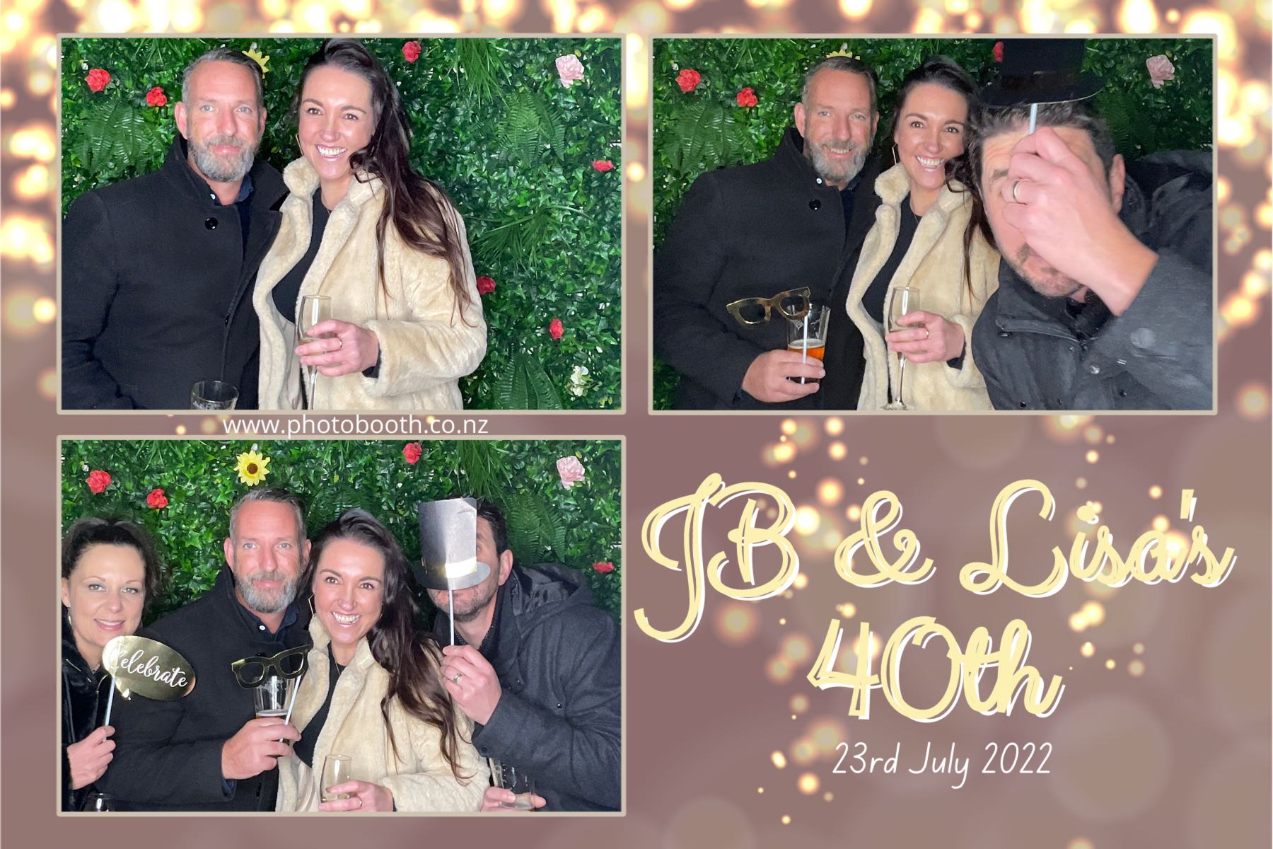 JB & Lisa's 40th Birthday | View more photos from the event at gallery.photobooth.co.nz/u/SelfieCentral/JB-Lisas-40th-Birthday