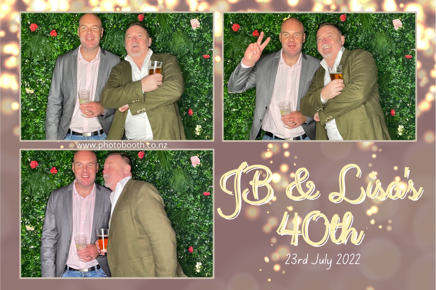 JB & Lisa's 40th Birthday | View more photos from the event at gallery.photobooth.co.nz/u/SelfieCentral/JB-Lisas-40th-Birthday