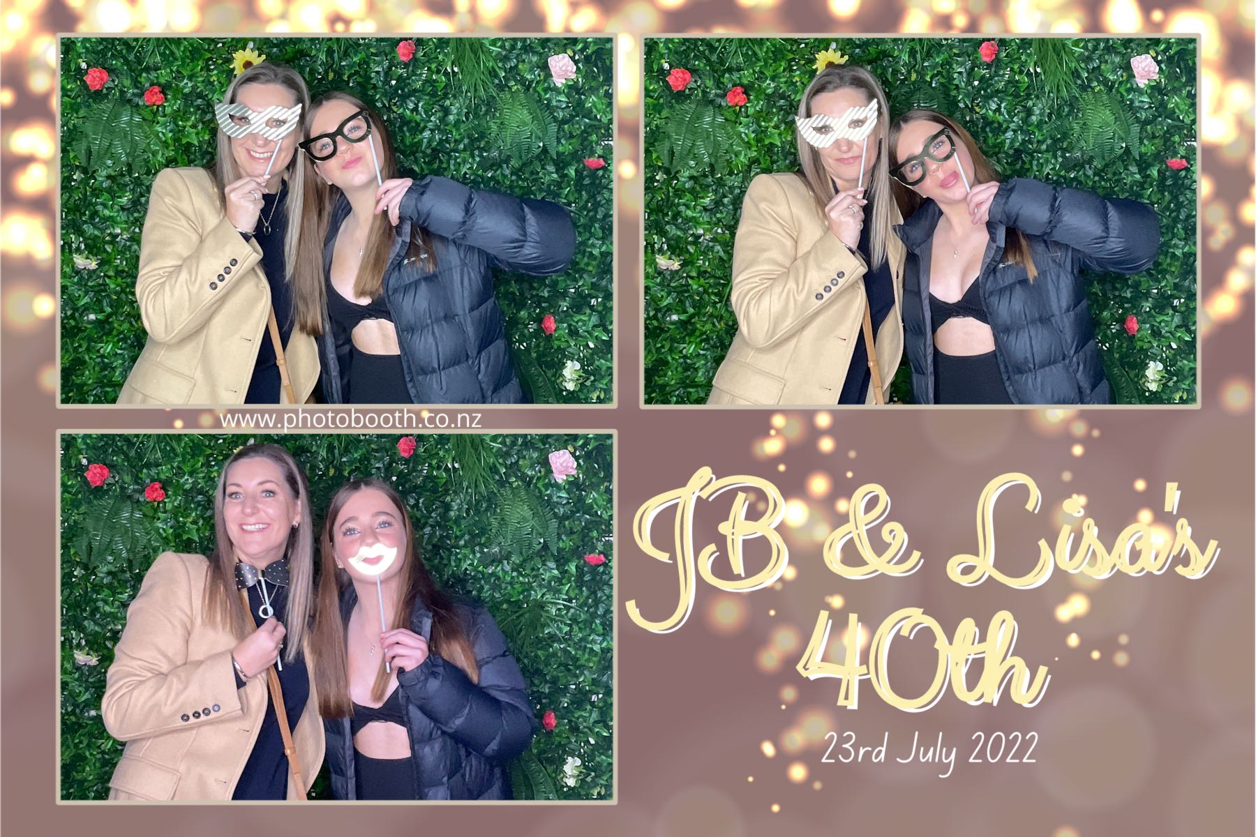 JB & Lisa's 40th Birthday | View more photos from the event at gallery.photobooth.co.nz/u/SelfieCentral/JB-Lisas-40th-Birthday