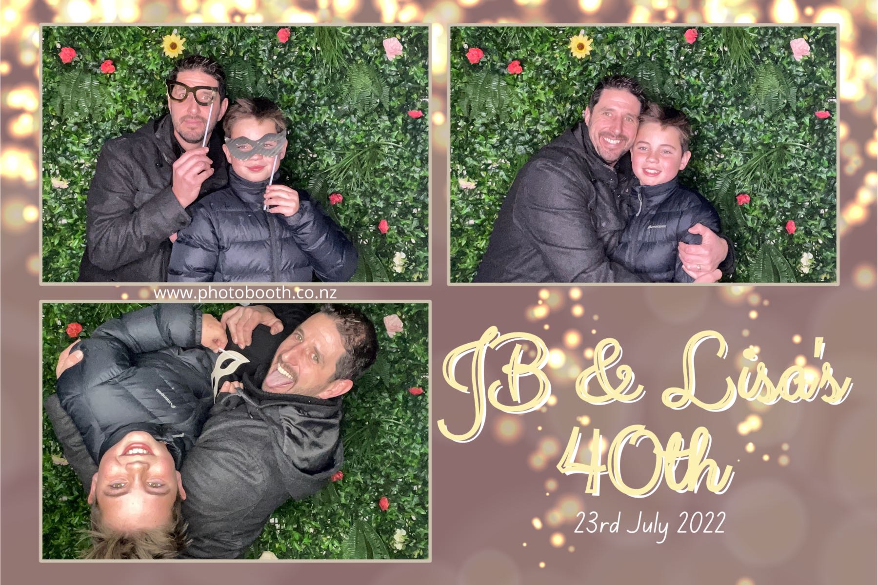 JB & Lisa's 40th Birthday | View more photos from the event at gallery.photobooth.co.nz/u/SelfieCentral/JB-Lisas-40th-Birthday