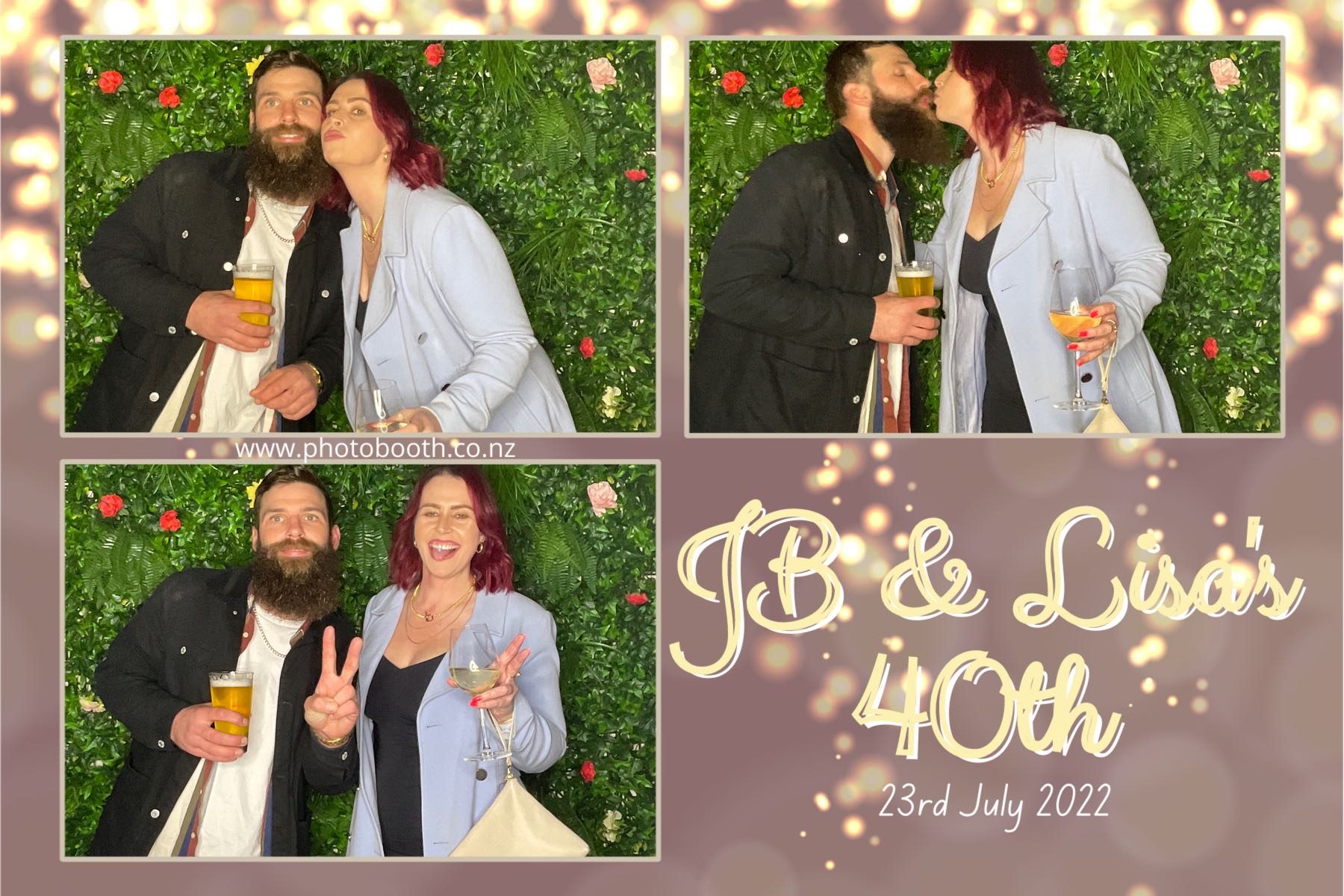 JB & Lisa's 40th Birthday | View more photos from the event at gallery.photobooth.co.nz/u/SelfieCentral/JB-Lisas-40th-Birthday