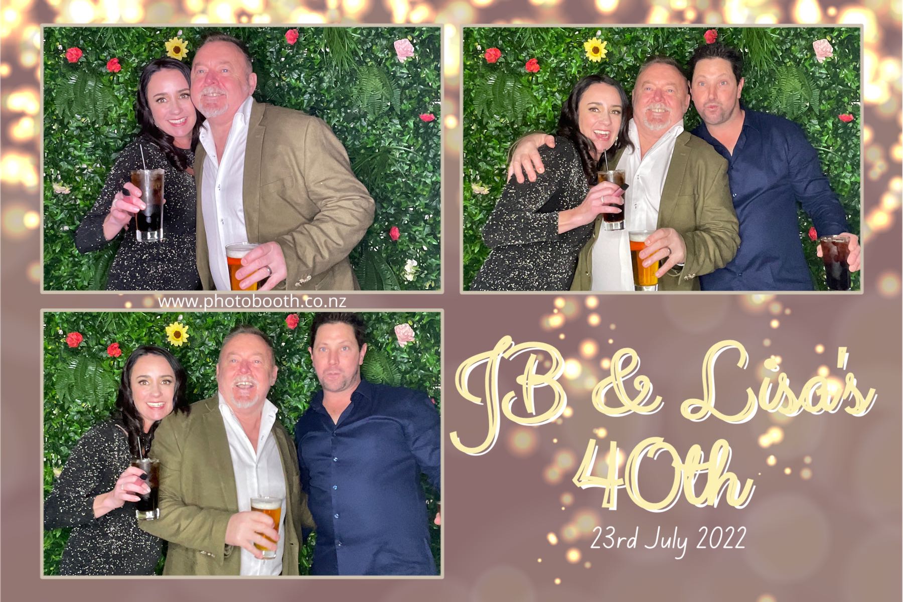 JB & Lisa's 40th Birthday | View more photos from the event at gallery.photobooth.co.nz/u/SelfieCentral/JB-Lisas-40th-Birthday