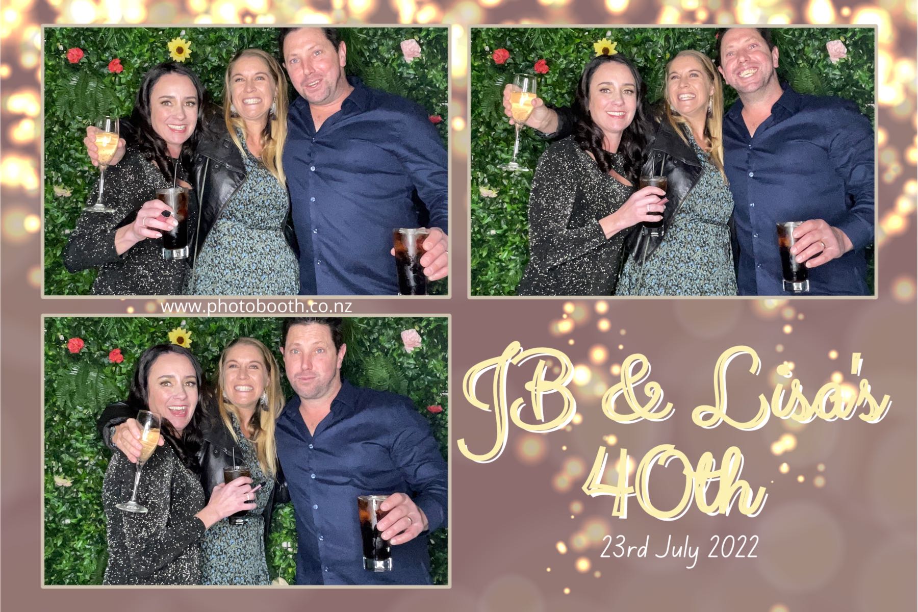 JB & Lisa's 40th Birthday | View more photos from the event at gallery.photobooth.co.nz/u/SelfieCentral/JB-Lisas-40th-Birthday
