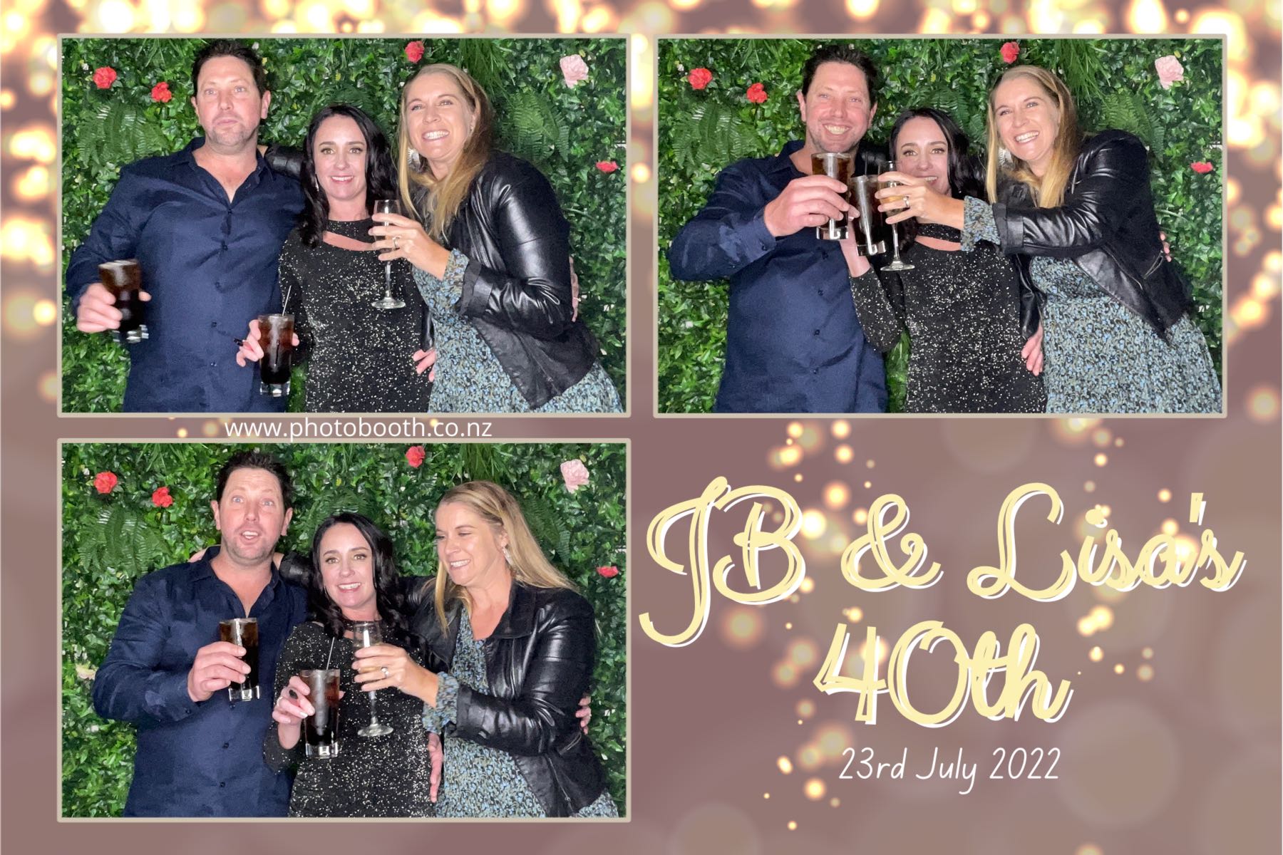 JB & Lisa's 40th Birthday | View more photos from the event at gallery.photobooth.co.nz/u/SelfieCentral/JB-Lisas-40th-Birthday