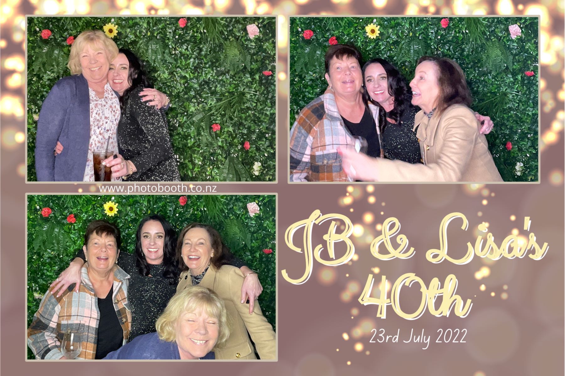 JB & Lisa's 40th Birthday | View more photos from the event at gallery.photobooth.co.nz/u/SelfieCentral/JB-Lisas-40th-Birthday