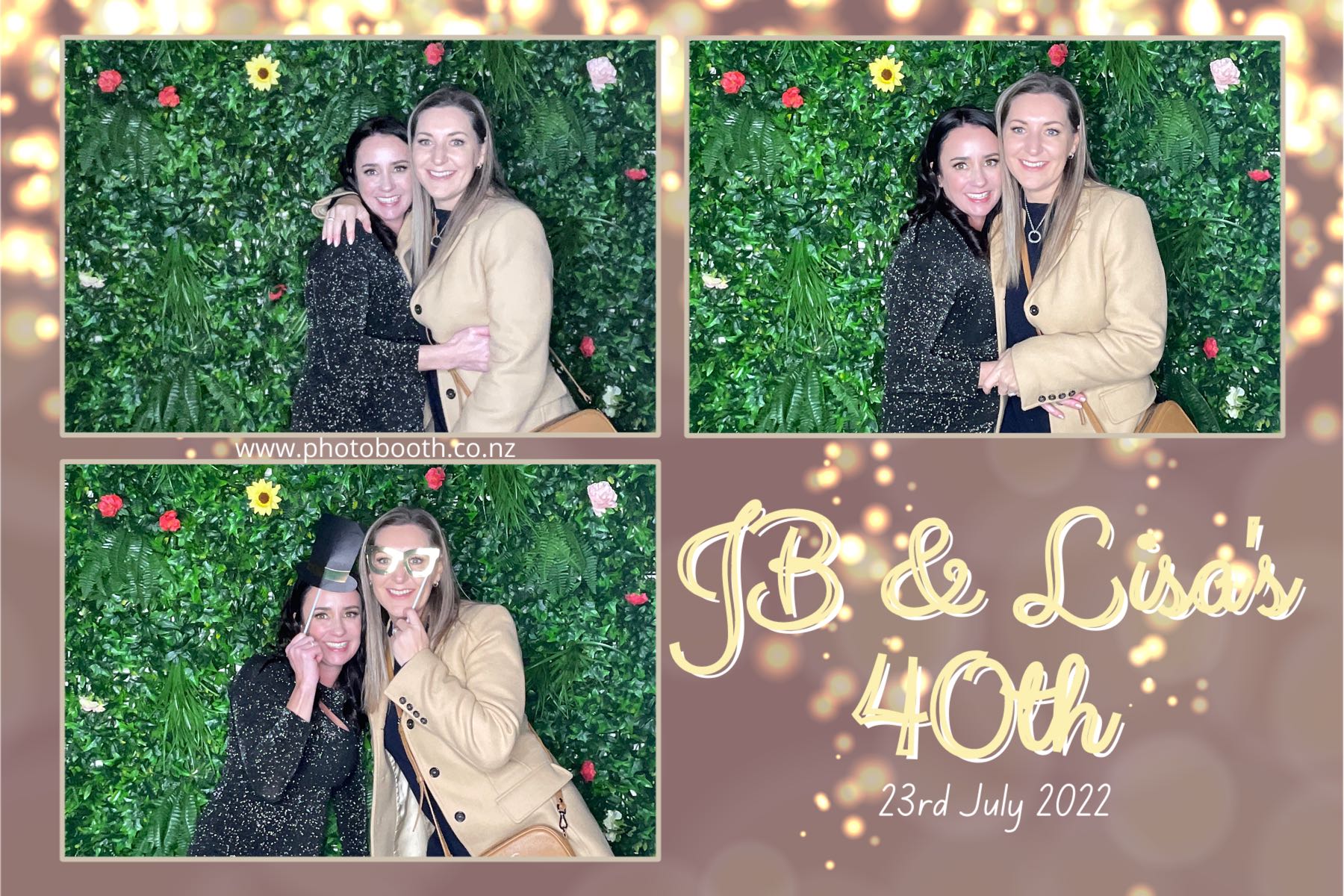 JB & Lisa's 40th Birthday | View more photos from the event at gallery.photobooth.co.nz/u/SelfieCentral/JB-Lisas-40th-Birthday