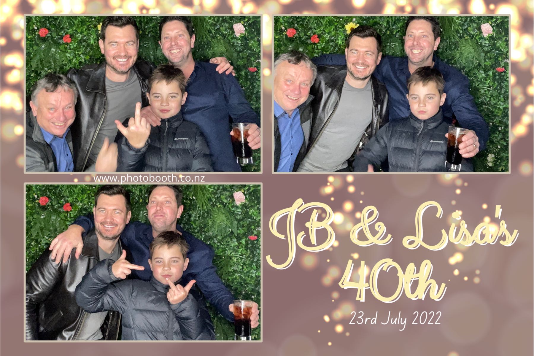 JB & Lisa's 40th Birthday | View more photos from the event at gallery.photobooth.co.nz/u/SelfieCentral/JB-Lisas-40th-Birthday