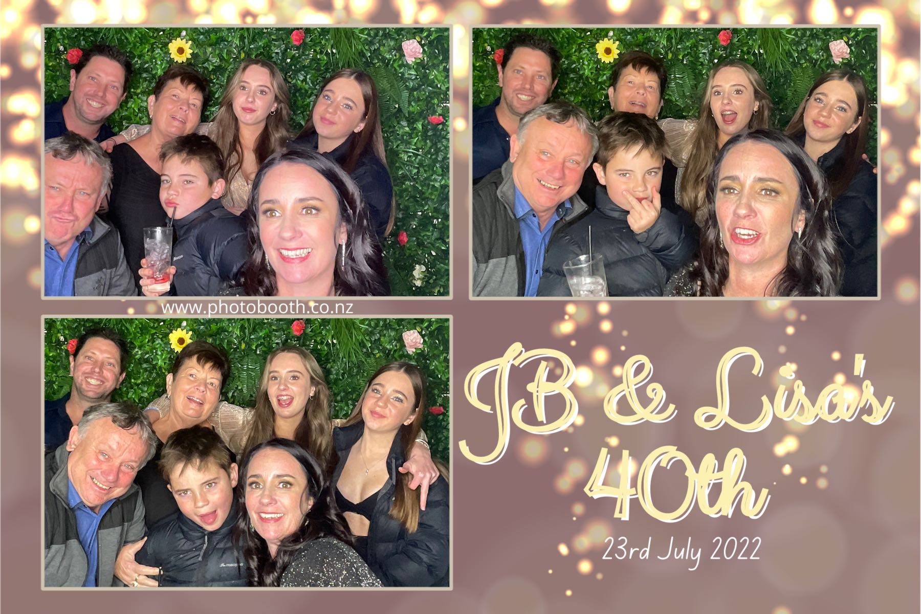 JB & Lisa's 40th Birthday | View more photos from the event at gallery.photobooth.co.nz/u/SelfieCentral/JB-Lisas-40th-Birthday