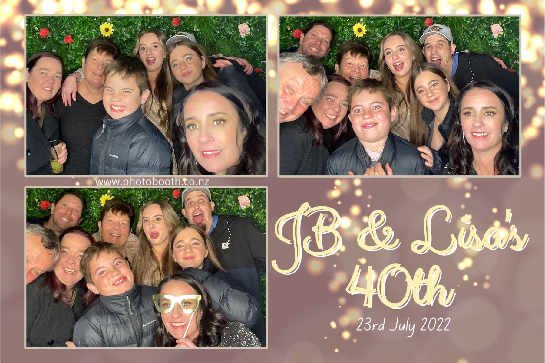 JB & Lisa's 40th Birthday | View more photos from the event at gallery.photobooth.co.nz/u/SelfieCentral/JB-Lisas-40th-Birthday
