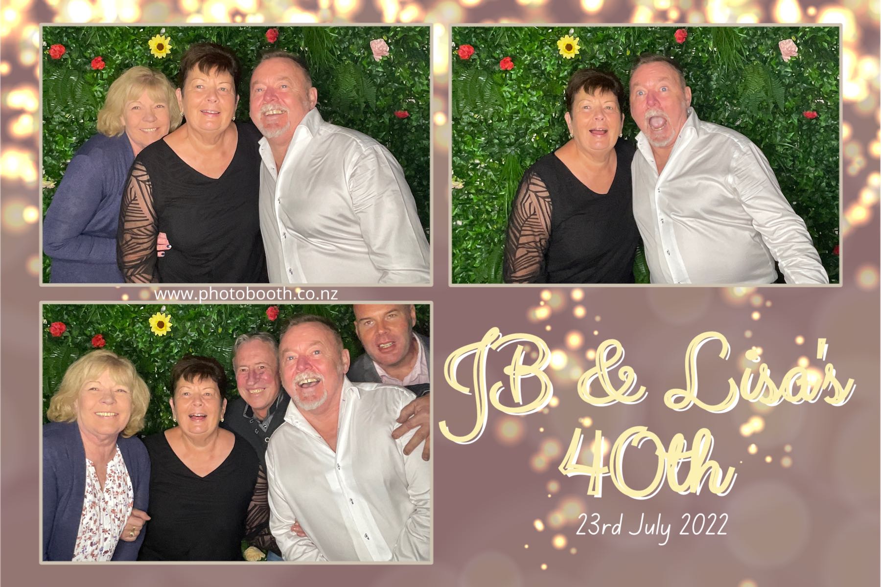 JB & Lisa's 40th Birthday | View more photos from the event at gallery.photobooth.co.nz/u/SelfieCentral/JB-Lisas-40th-Birthday