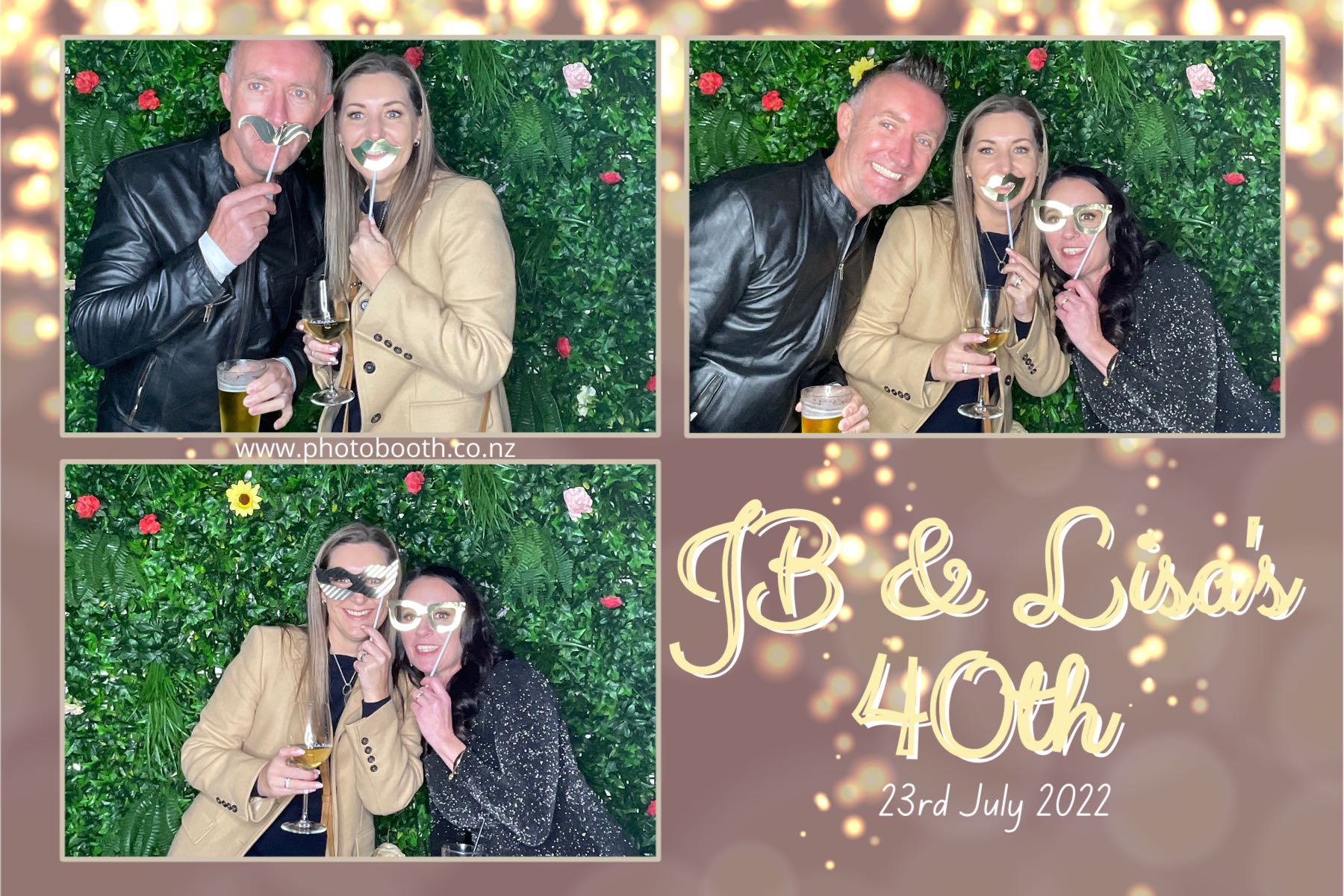 JB & Lisa's 40th Birthday | View more photos from the event at gallery.photobooth.co.nz/u/SelfieCentral/JB-Lisas-40th-Birthday