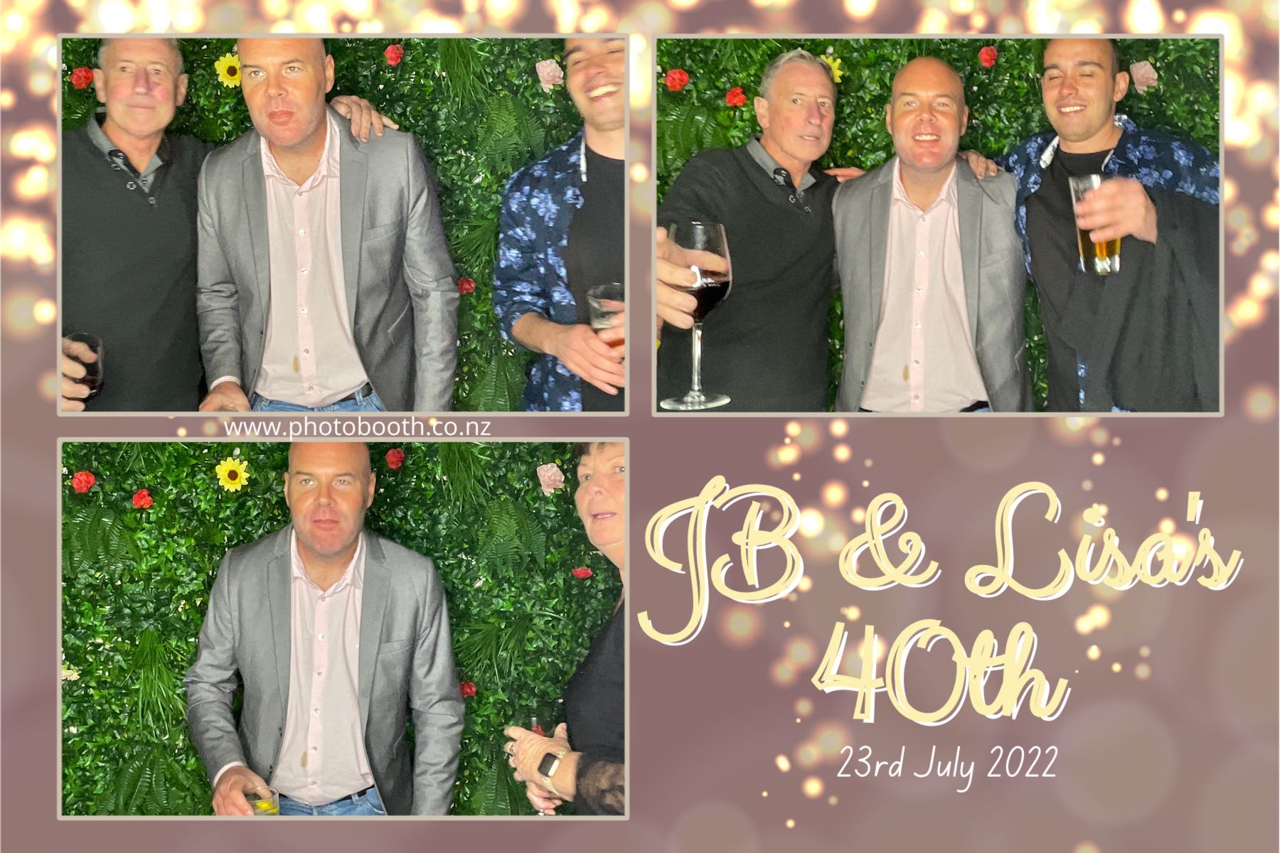 JB & Lisa's 40th Birthday | View more photos from the event at gallery.photobooth.co.nz/u/SelfieCentral/JB-Lisas-40th-Birthday