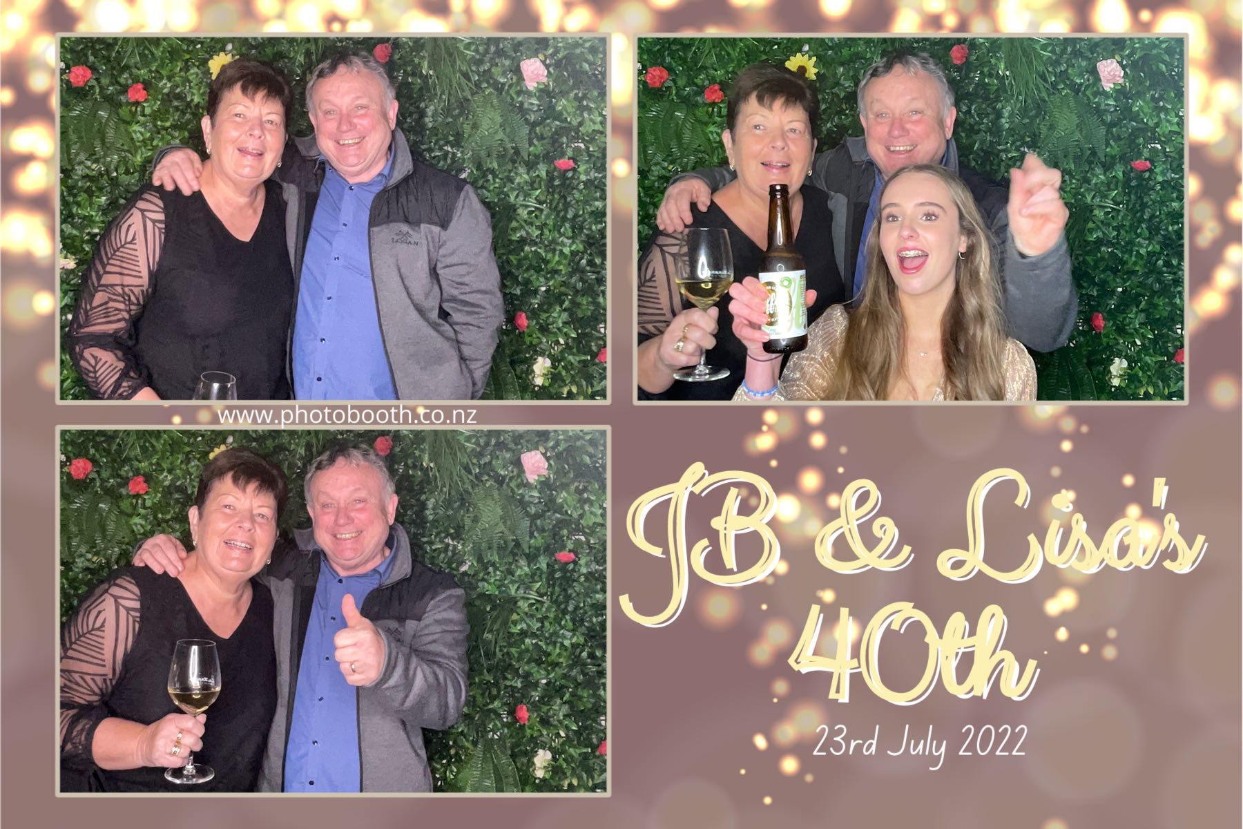JB & Lisa's 40th Birthday | View more photos from the event at gallery.photobooth.co.nz/u/SelfieCentral/JB-Lisas-40th-Birthday