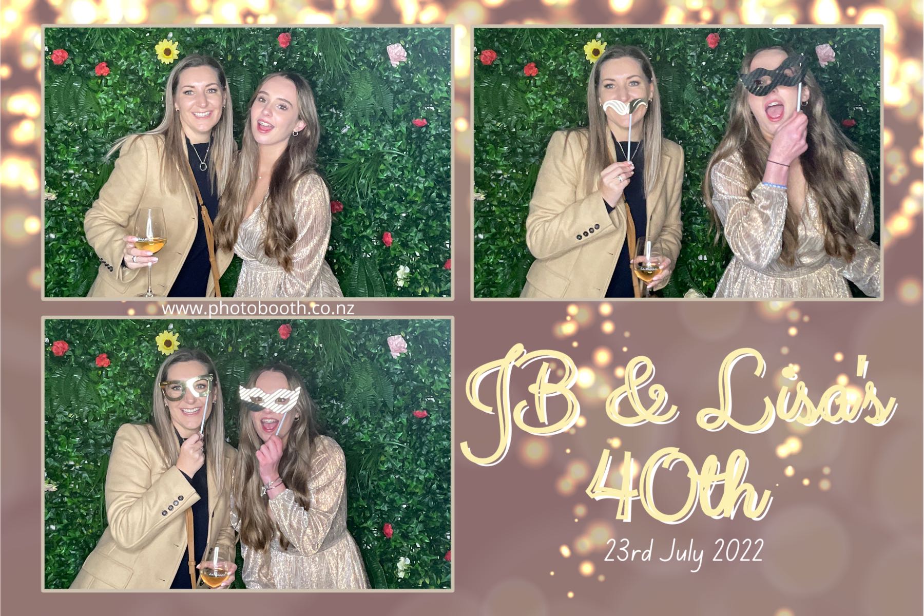 JB & Lisa's 40th Birthday | View more photos from the event at gallery.photobooth.co.nz/u/SelfieCentral/JB-Lisas-40th-Birthday