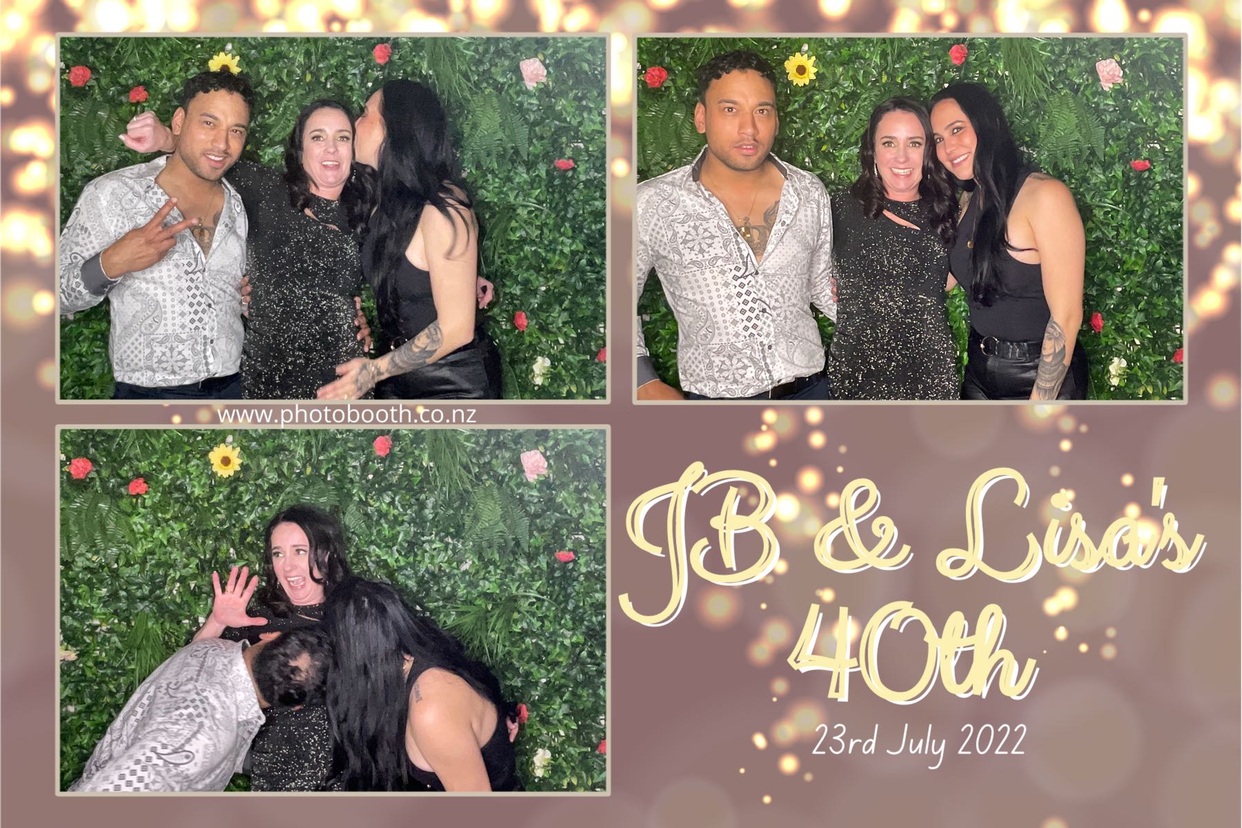 JB & Lisa's 40th Birthday | View more photos from the event at gallery.photobooth.co.nz/u/SelfieCentral/JB-Lisas-40th-Birthday