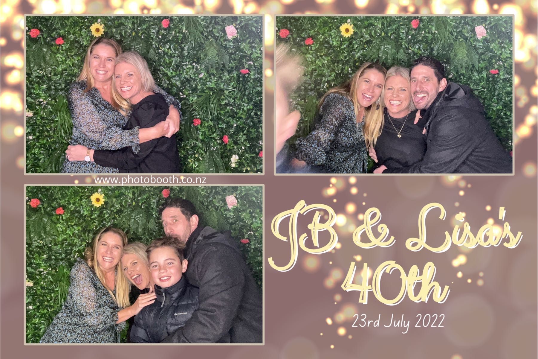 JB & Lisa's 40th Birthday | View more photos from the event at gallery.photobooth.co.nz/u/SelfieCentral/JB-Lisas-40th-Birthday
