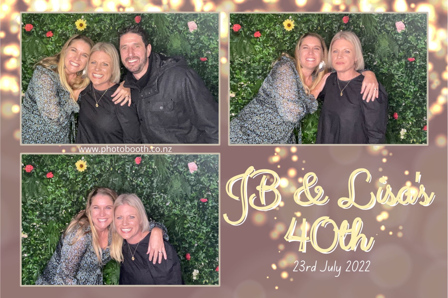 JB & Lisa's 40th Birthday | View more photos from the event at gallery.photobooth.co.nz/u/SelfieCentral/JB-Lisas-40th-Birthday