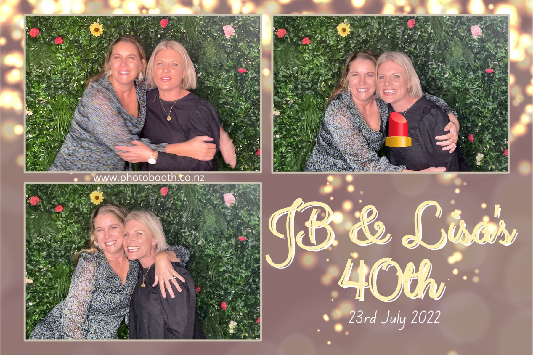 JB & Lisa's 40th Birthday | View more photos from the event at gallery.photobooth.co.nz/u/SelfieCentral/JB-Lisas-40th-Birthday