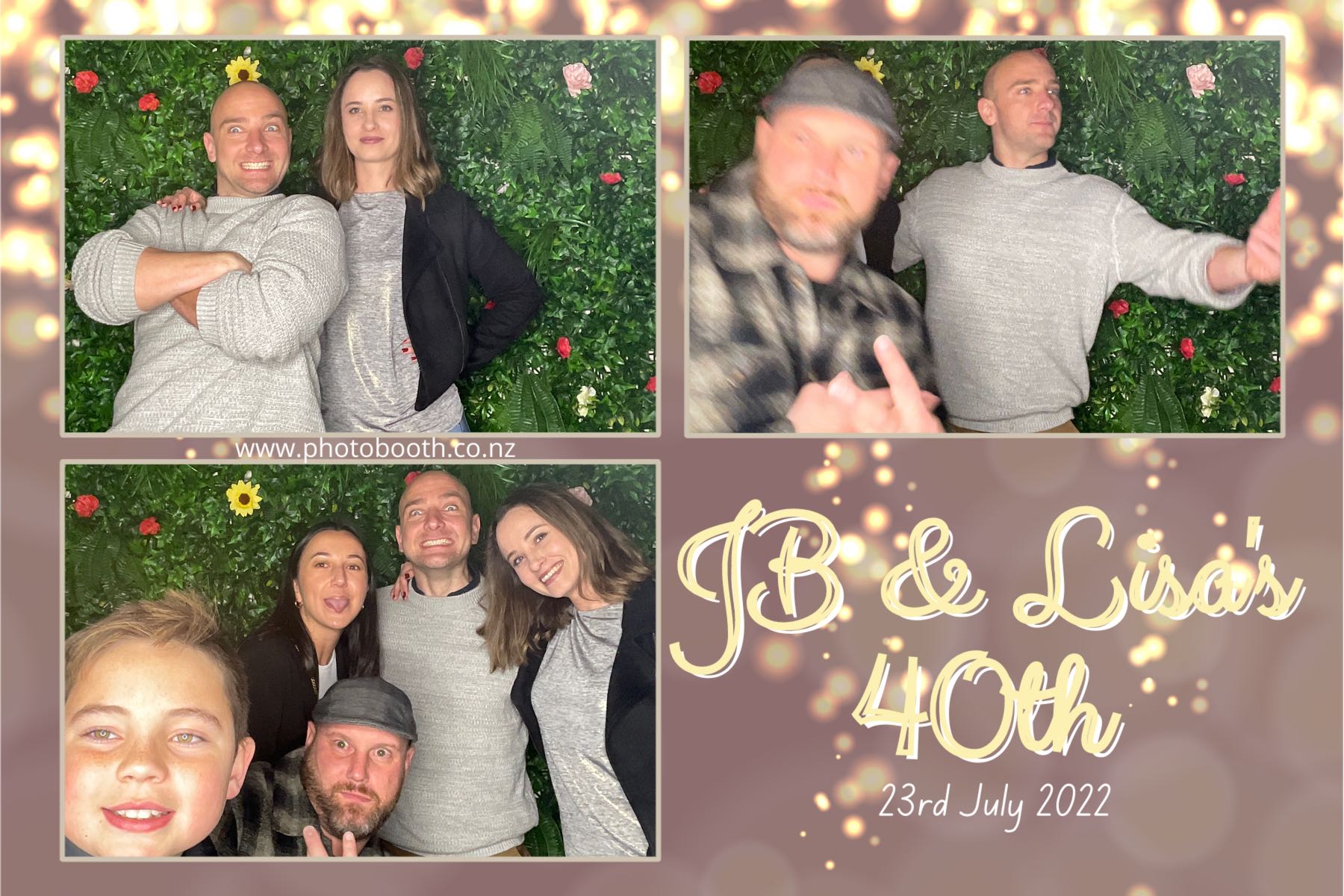 JB & Lisa's 40th Birthday | View more photos from the event at gallery.photobooth.co.nz/u/SelfieCentral/JB-Lisas-40th-Birthday