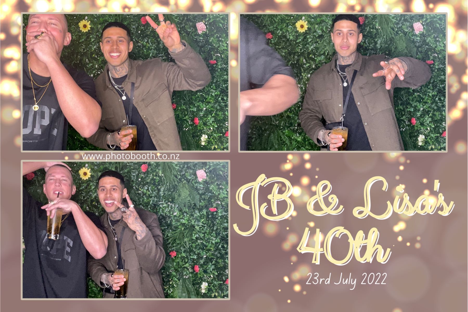 JB & Lisa's 40th Birthday | View more photos from the event at gallery.photobooth.co.nz/u/SelfieCentral/JB-Lisas-40th-Birthday