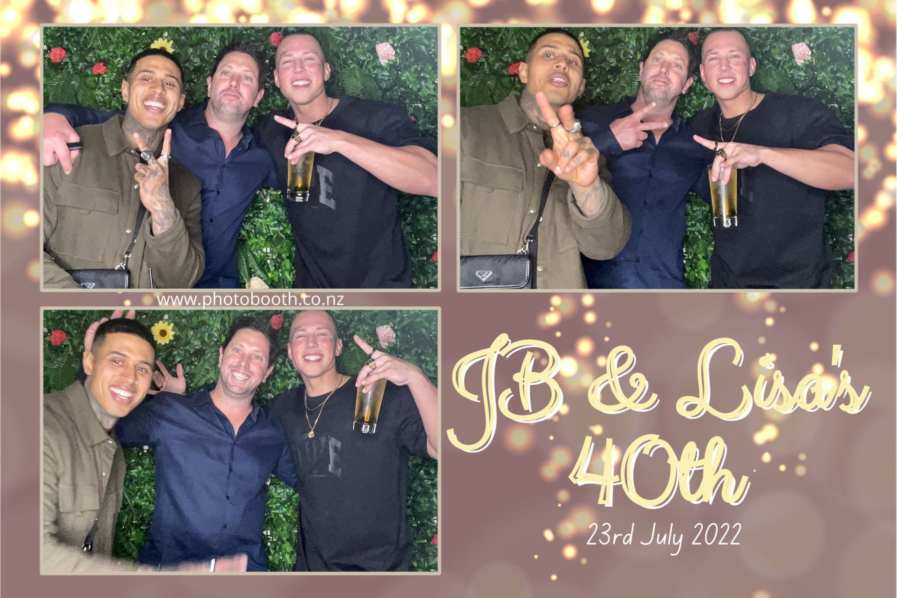 JB & Lisa's 40th Birthday | View more photos from the event at gallery.photobooth.co.nz/u/SelfieCentral/JB-Lisas-40th-Birthday