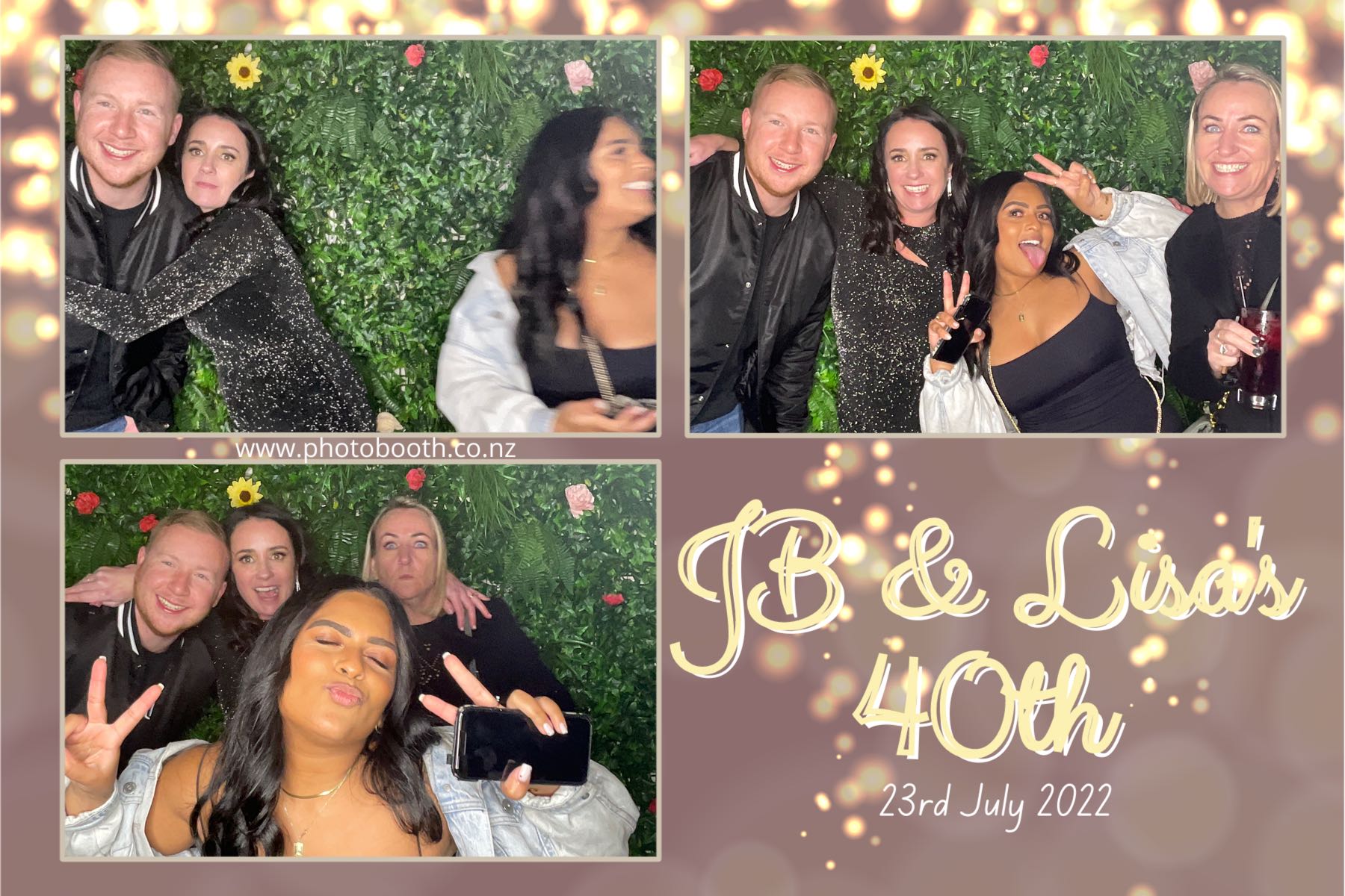 JB & Lisa's 40th Birthday | View more photos from the event at gallery.photobooth.co.nz/u/SelfieCentral/JB-Lisas-40th-Birthday