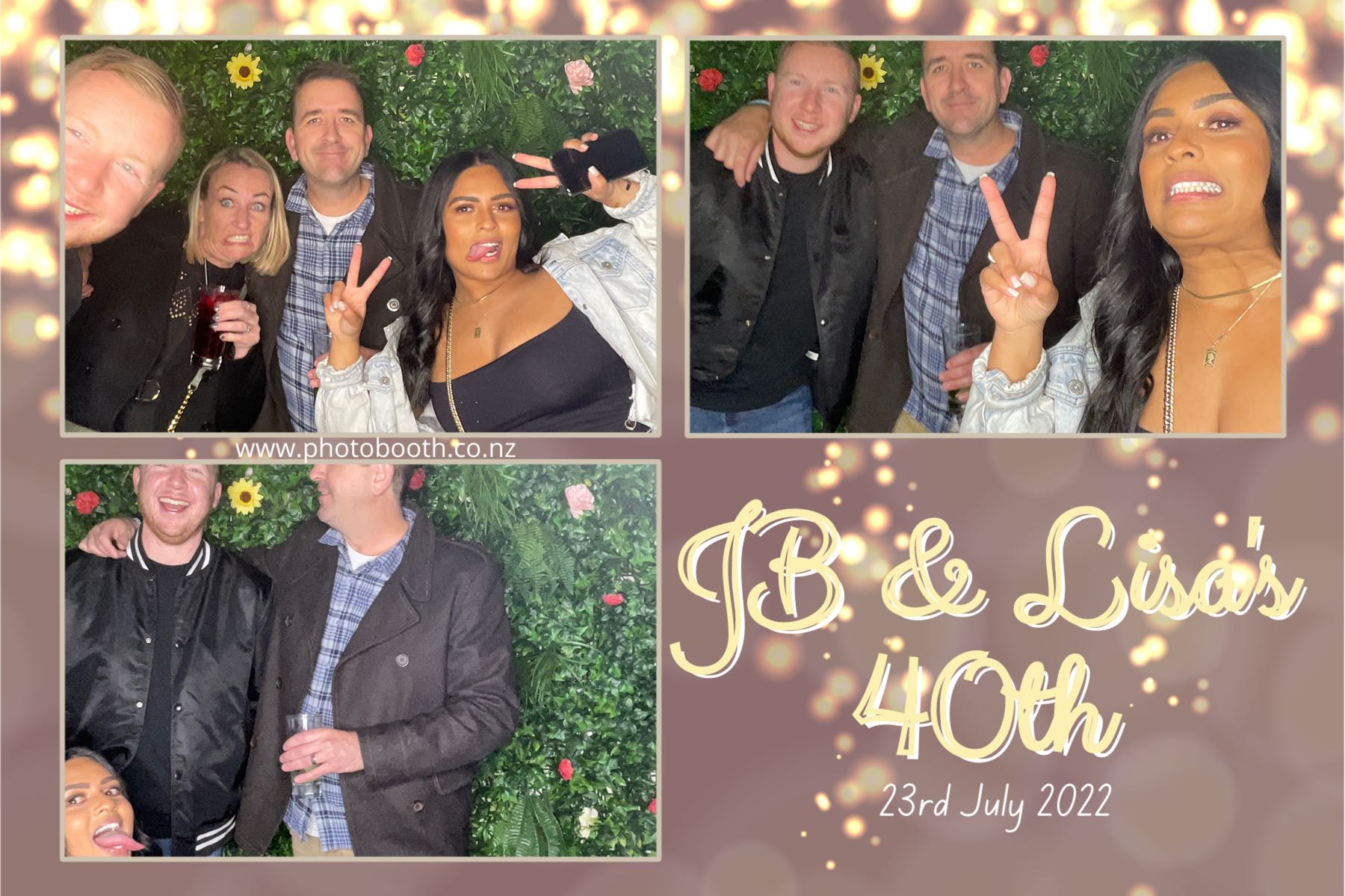 JB & Lisa's 40th Birthday | View more photos from the event at gallery.photobooth.co.nz/u/SelfieCentral/JB-Lisas-40th-Birthday