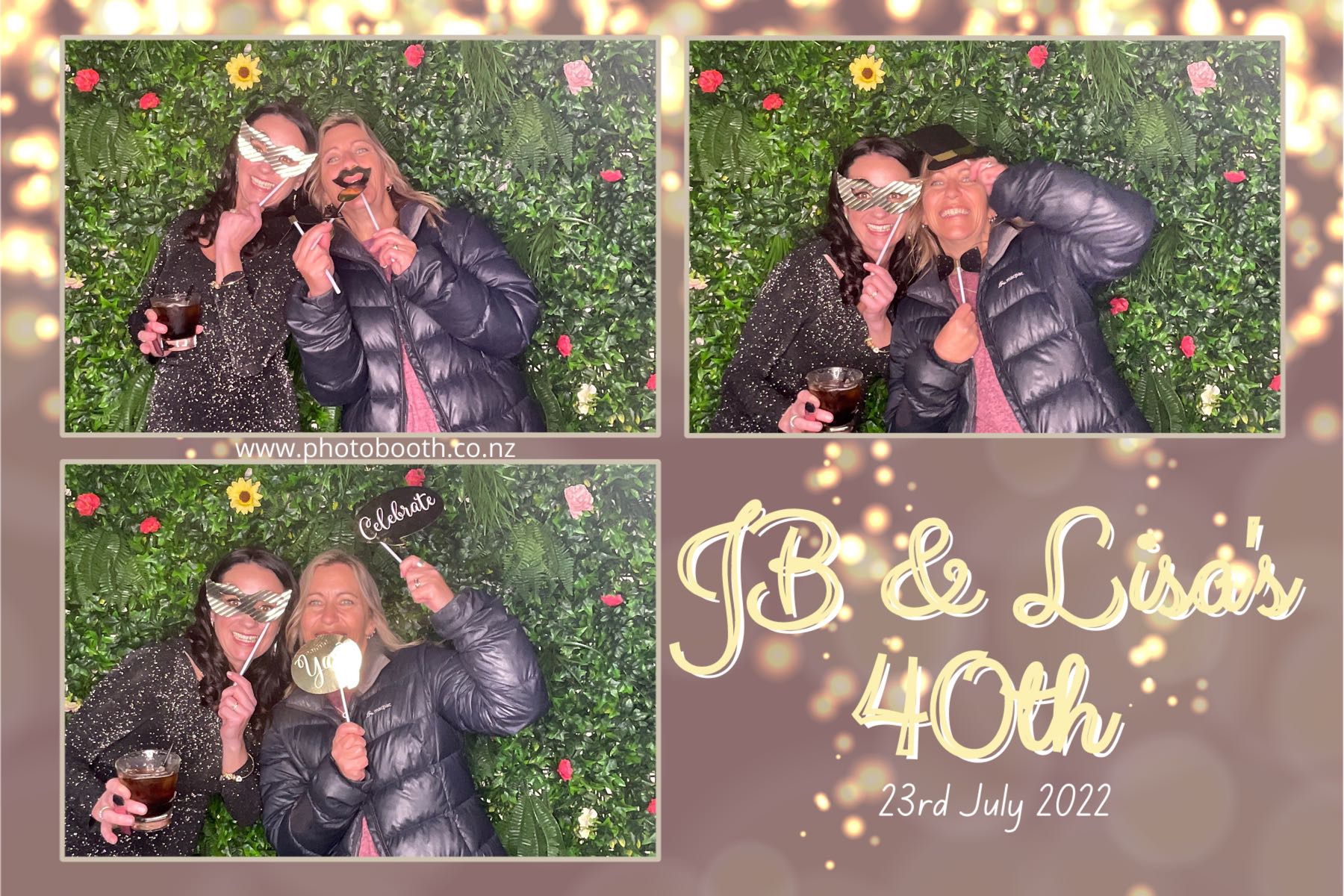 JB & Lisa's 40th Birthday | View more photos from the event at gallery.photobooth.co.nz/u/SelfieCentral/JB-Lisas-40th-Birthday