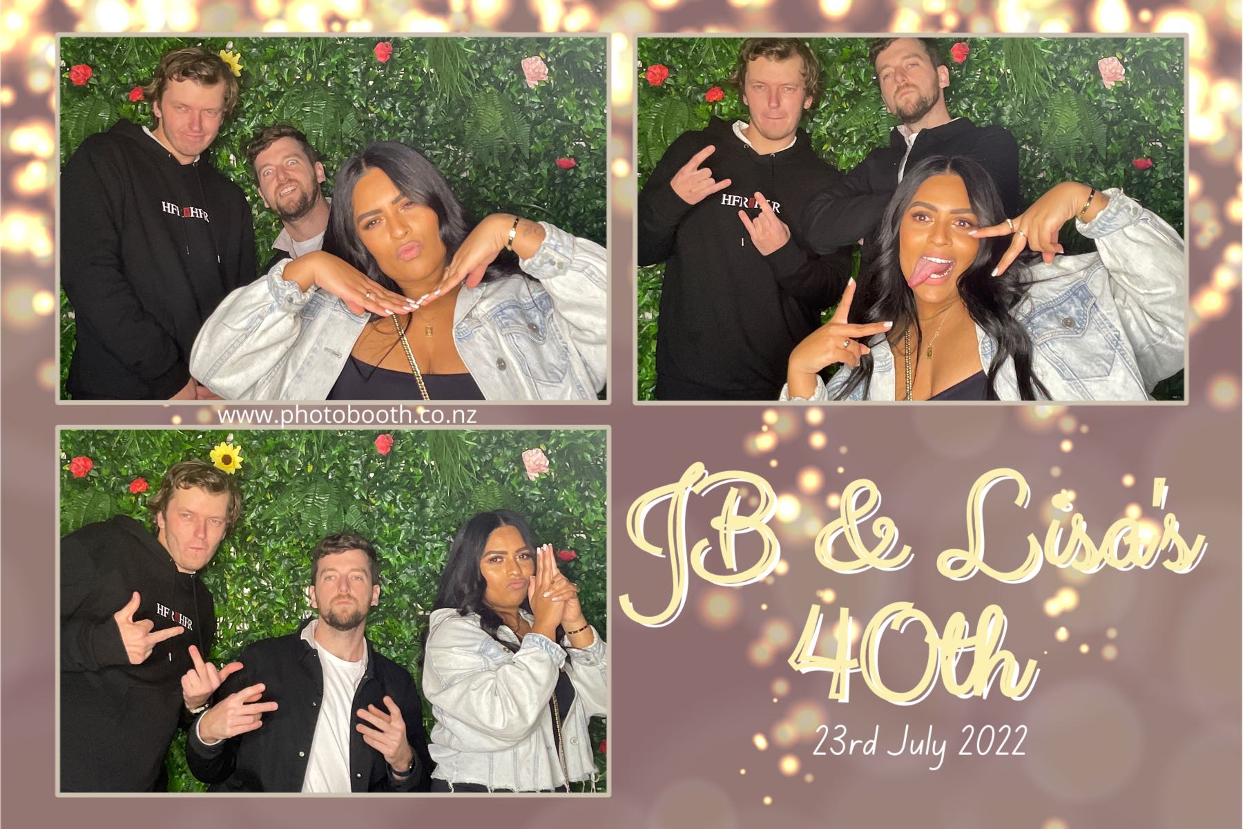 JB & Lisa's 40th Birthday | View more photos from the event at gallery.photobooth.co.nz/u/SelfieCentral/JB-Lisas-40th-Birthday