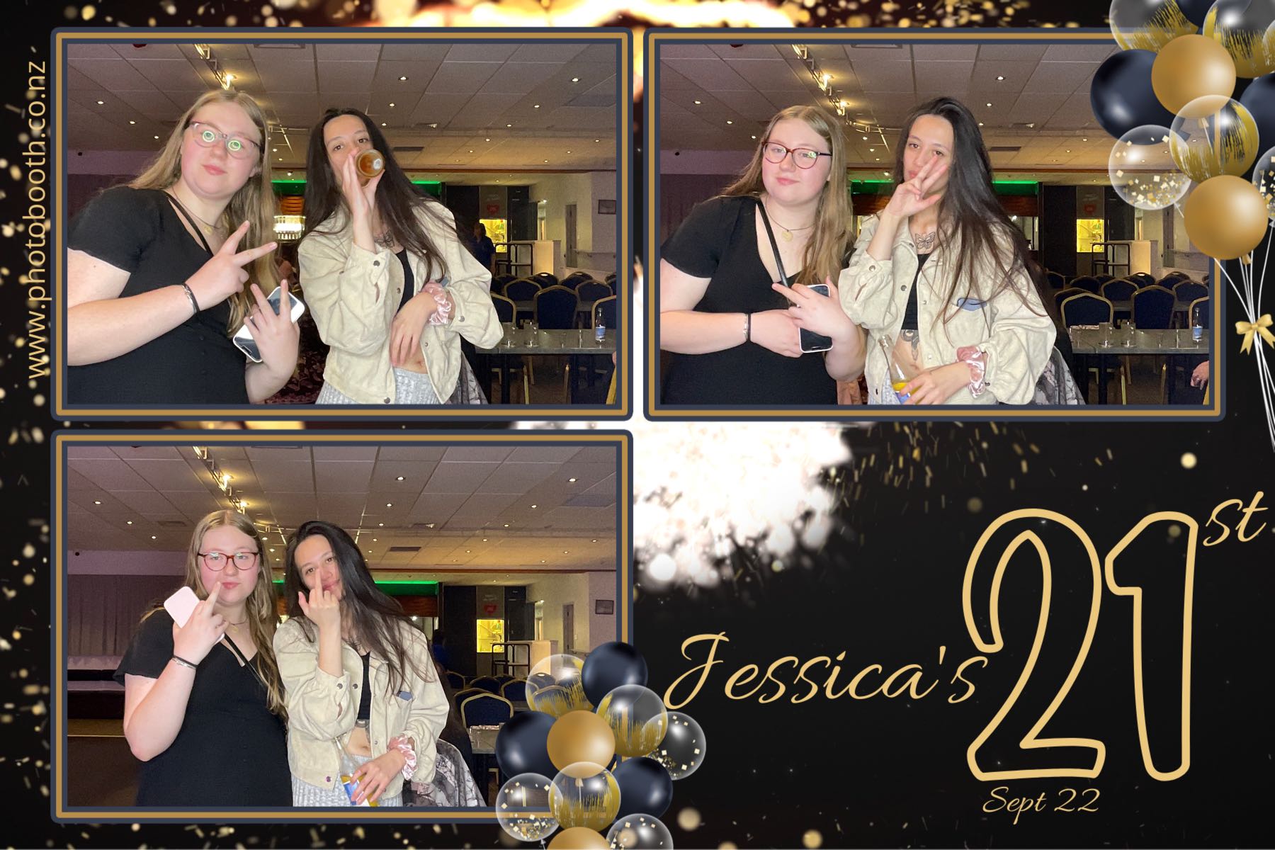 Jessica's 21st | View more photos from the event at gallery.photobooth.co.nz/u/SelfieCentral/Jessicas-21st