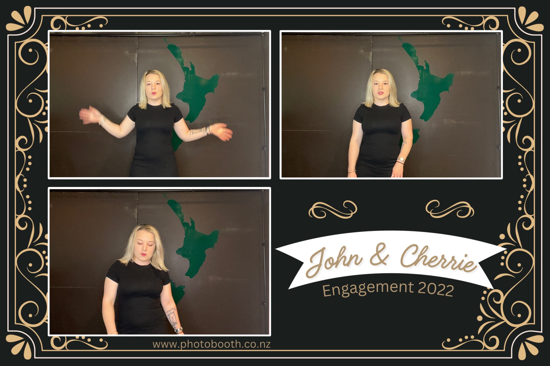 John & Cherrie's Engagement | View more photos from the event at gallery.photobooth.co.nz/u/SelfieCentral/John-Cherries-Engagement