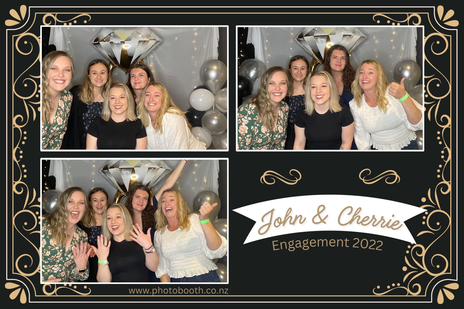 John & Cherrie's Engagement | View more photos from the event at gallery.photobooth.co.nz/u/SelfieCentral/John-Cherries-Engagement