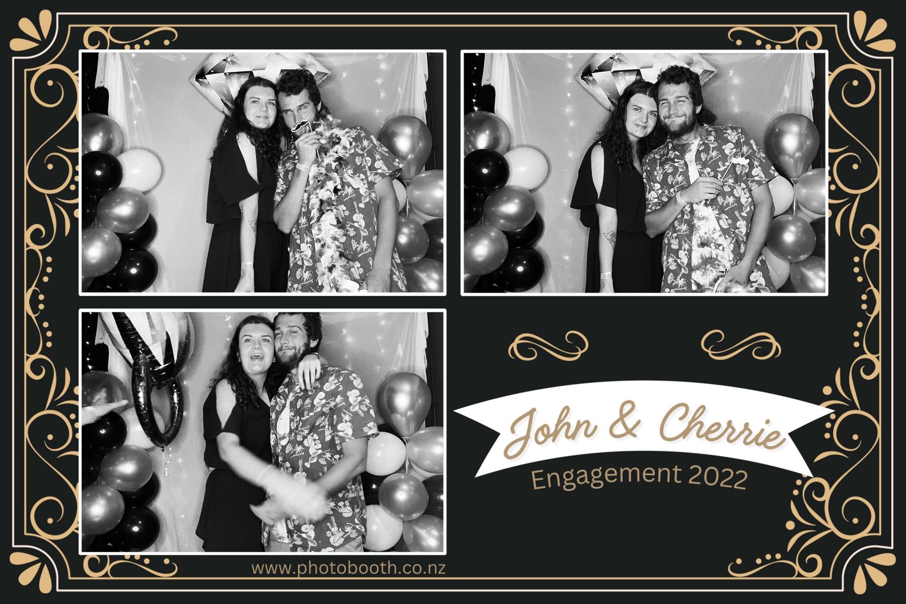 John & Cherrie's Engagement | View more photos from the event at gallery.photobooth.co.nz/u/SelfieCentral/John-Cherries-Engagement