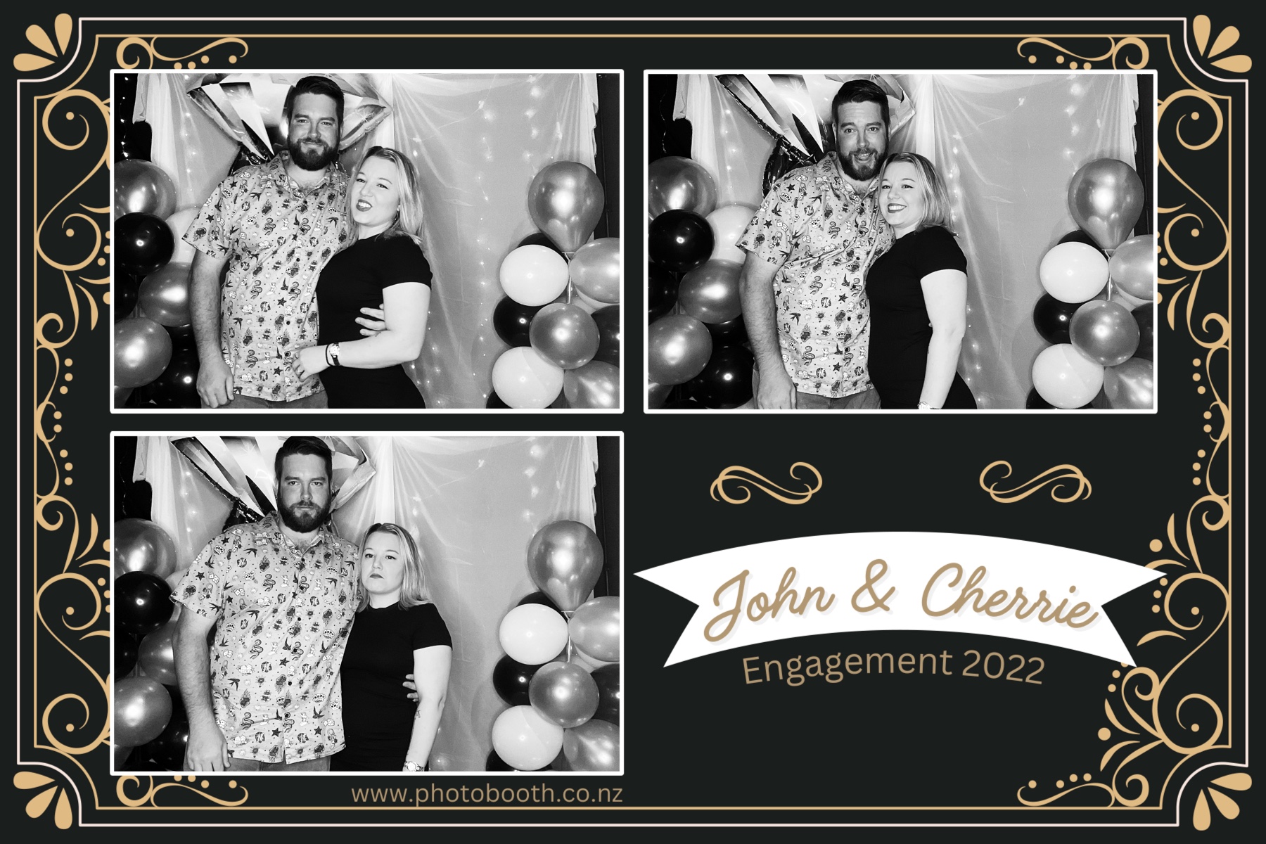 John & Cherrie's Engagement | View more photos from the event at gallery.photobooth.co.nz/u/SelfieCentral/John-Cherries-Engagement