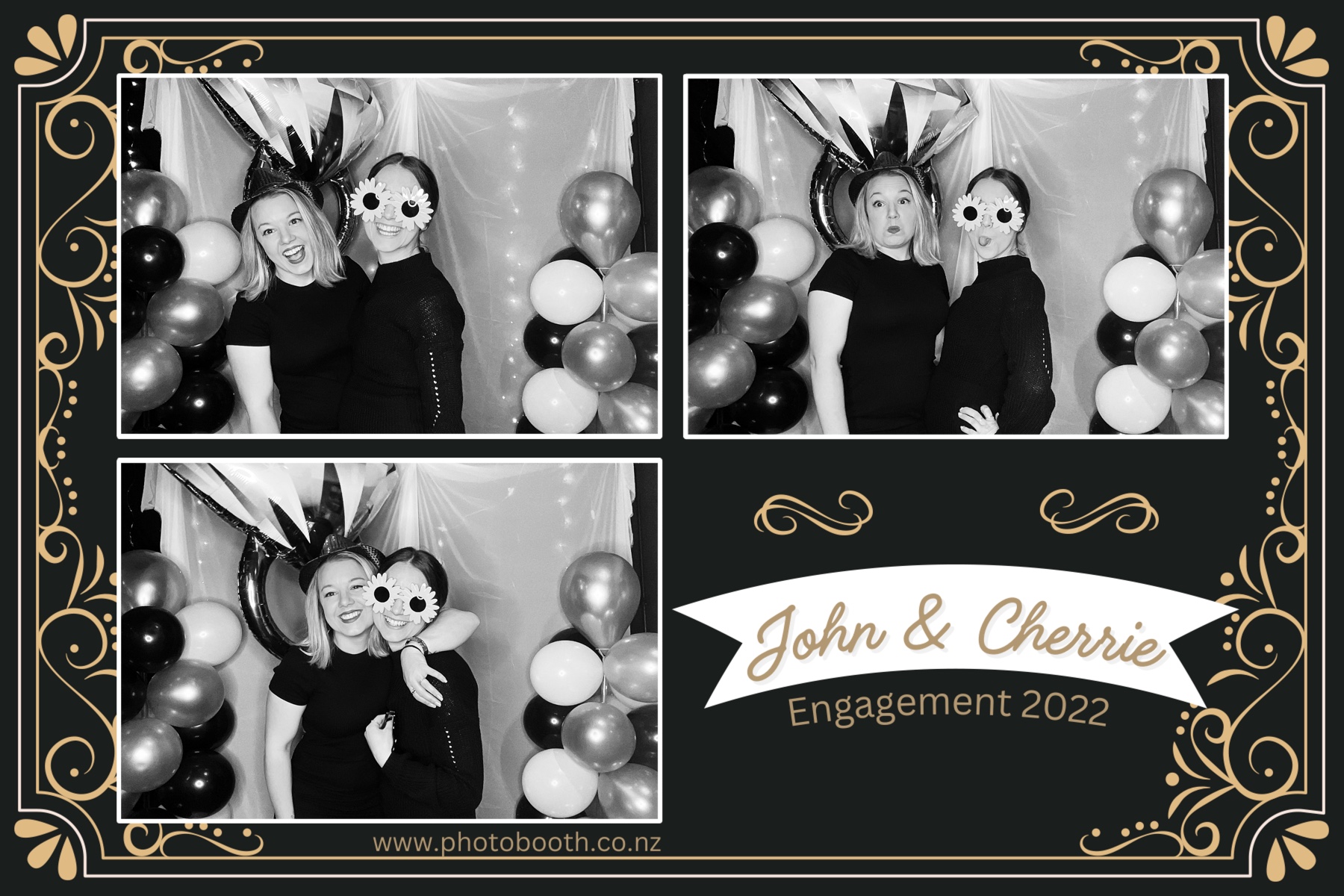 John & Cherrie's Engagement | View more photos from the event at gallery.photobooth.co.nz/u/SelfieCentral/John-Cherries-Engagement