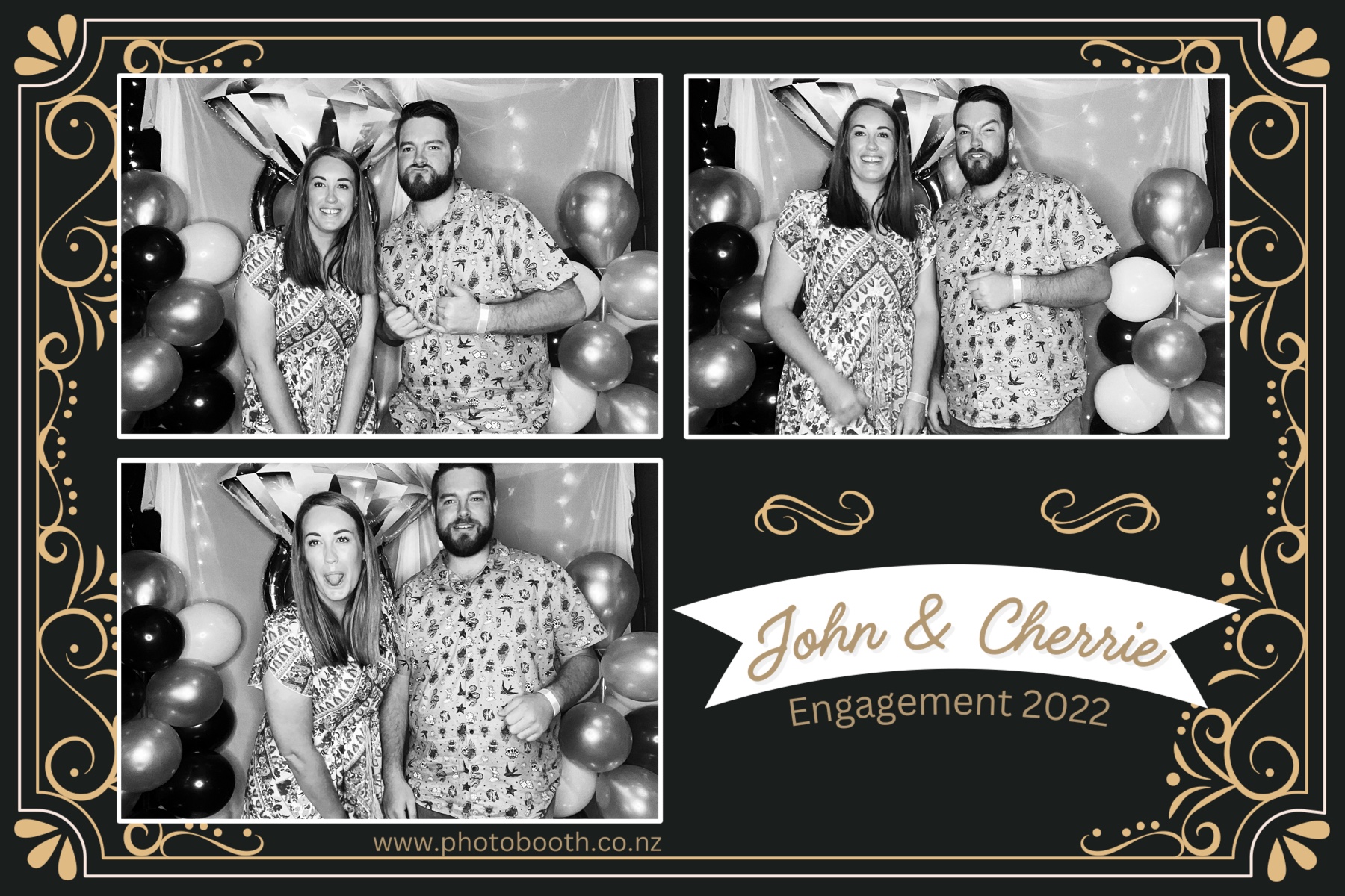 John & Cherrie's Engagement | View more photos from the event at gallery.photobooth.co.nz/u/SelfieCentral/John-Cherries-Engagement