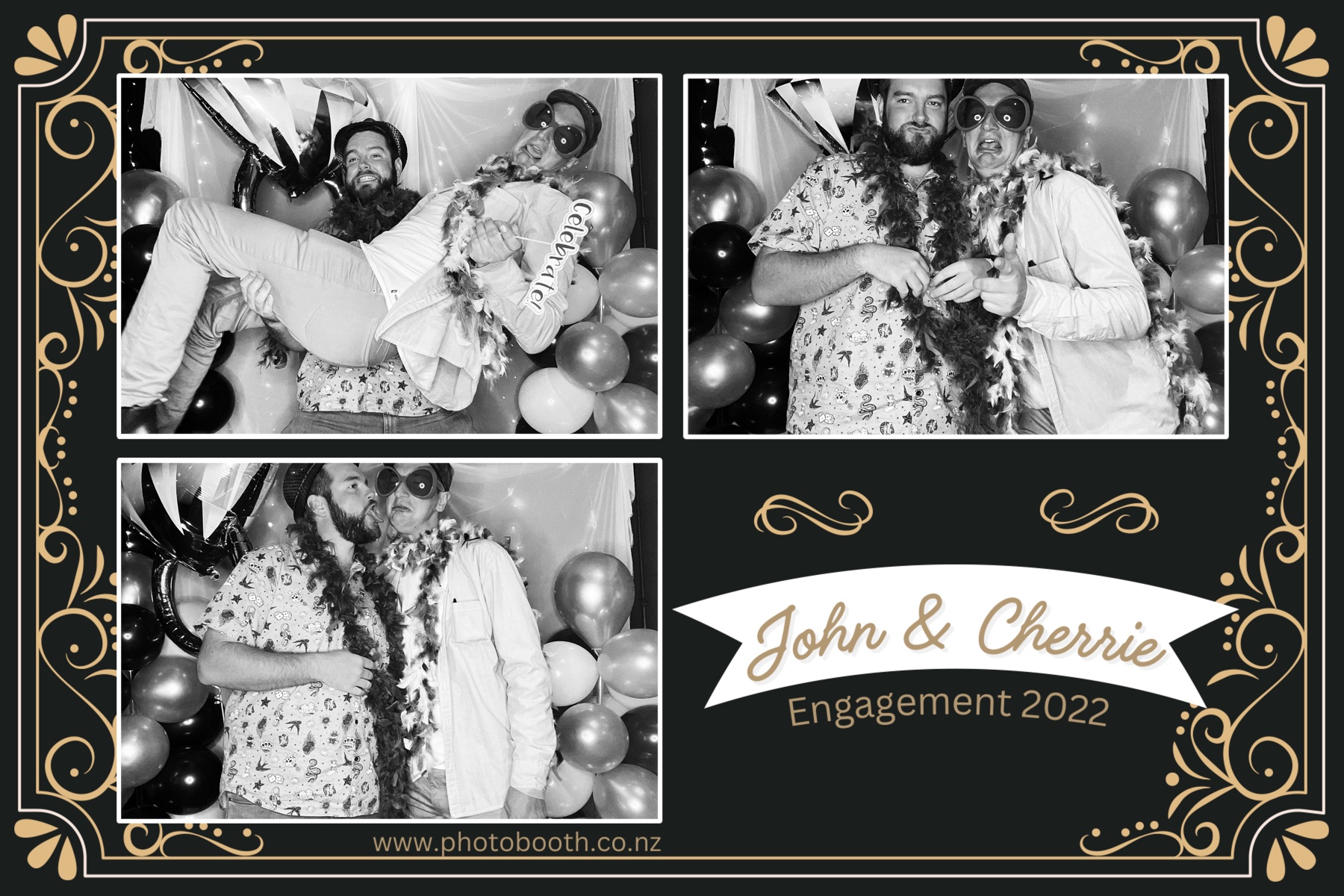 John & Cherrie's Engagement | View more photos from the event at gallery.photobooth.co.nz/u/SelfieCentral/John-Cherries-Engagement