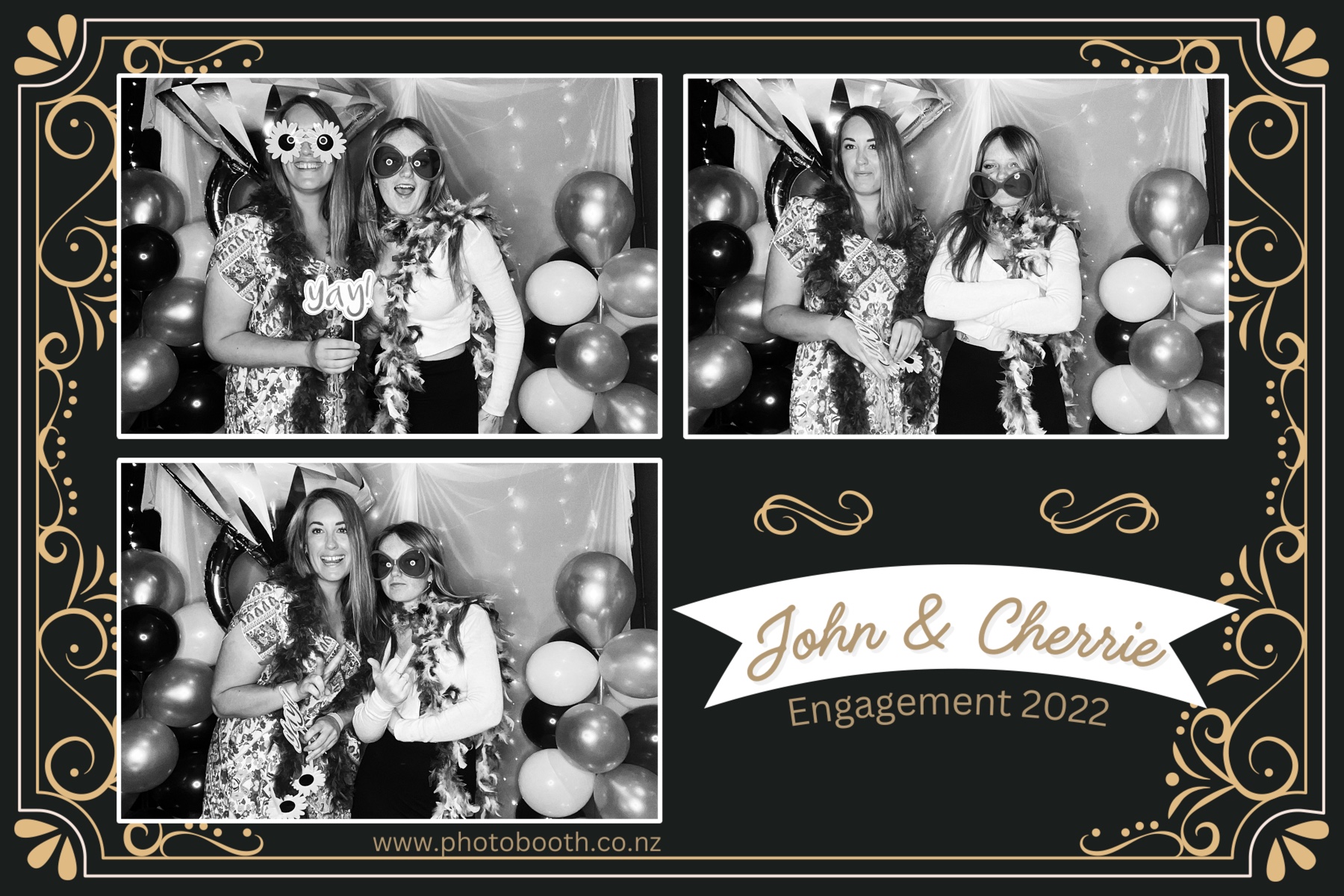 John & Cherrie's Engagement | View more photos from the event at gallery.photobooth.co.nz/u/SelfieCentral/John-Cherries-Engagement