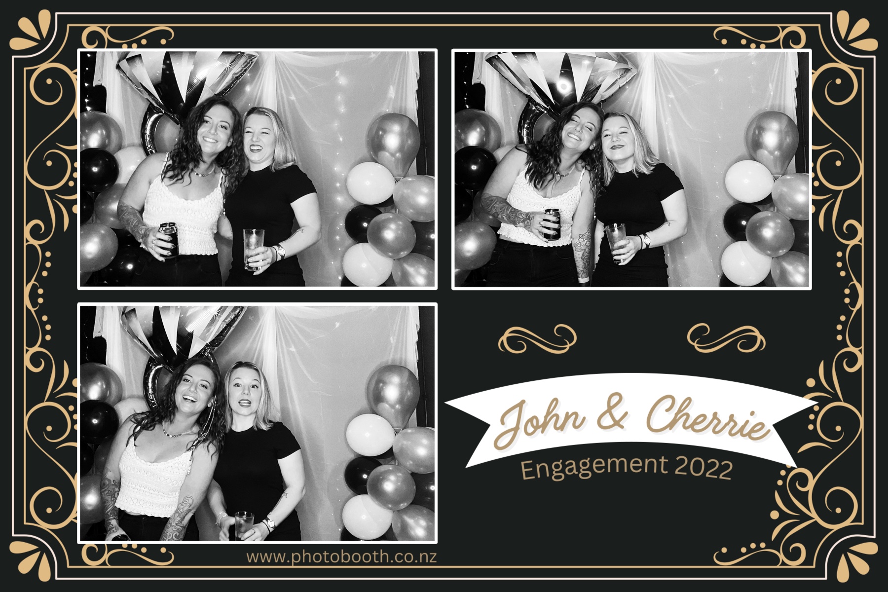John & Cherrie's Engagement | View more photos from the event at gallery.photobooth.co.nz/u/SelfieCentral/John-Cherries-Engagement