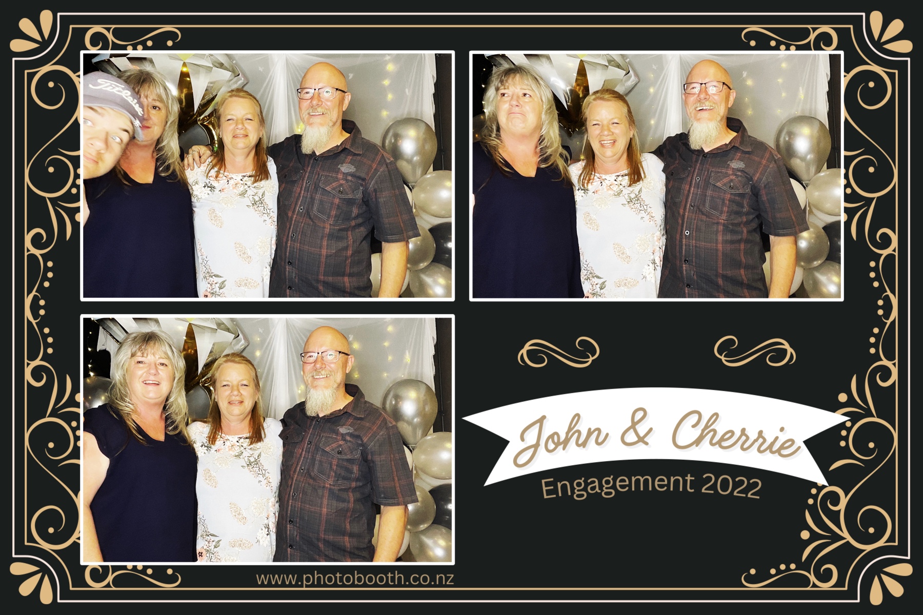 John & Cherrie's Engagement | View more photos from the event at gallery.photobooth.co.nz/u/SelfieCentral/John-Cherries-Engagement