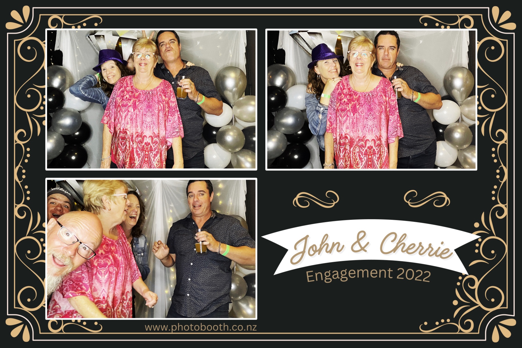 John & Cherrie's Engagement | View more photos from the event at gallery.photobooth.co.nz/u/SelfieCentral/John-Cherries-Engagement
