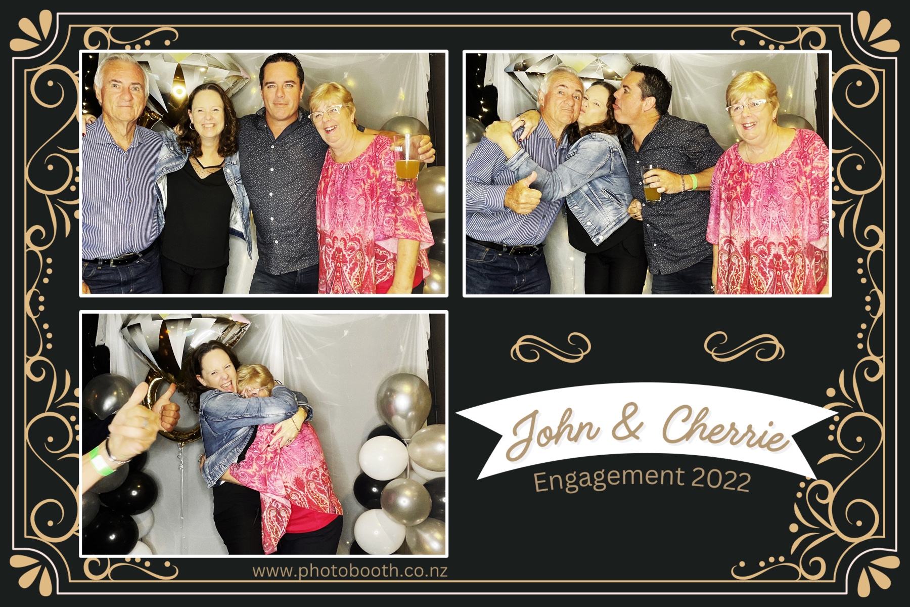 John & Cherrie's Engagement | View more photos from the event at gallery.photobooth.co.nz/u/SelfieCentral/John-Cherries-Engagement