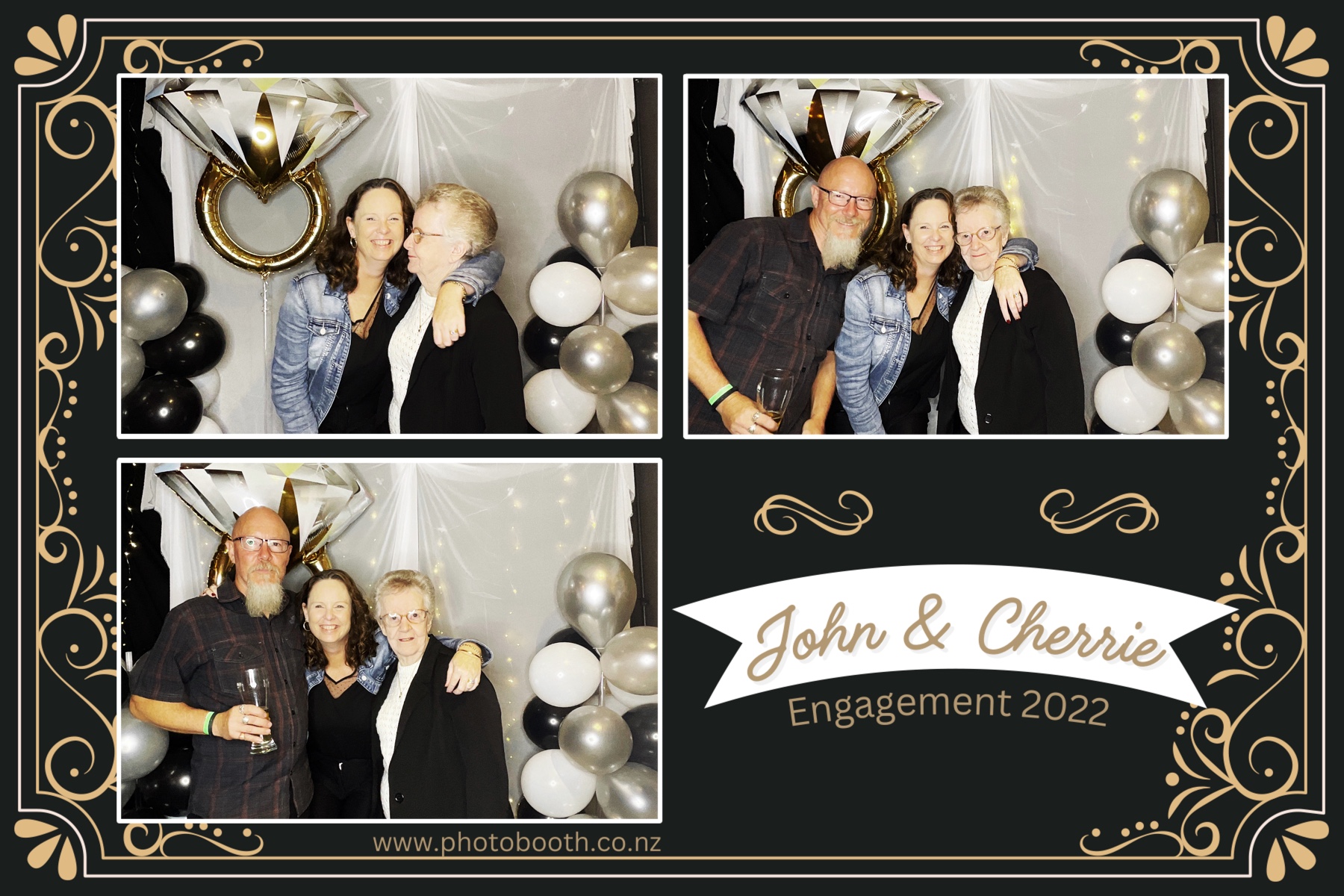 John & Cherrie's Engagement | View more photos from the event at gallery.photobooth.co.nz/u/SelfieCentral/John-Cherries-Engagement