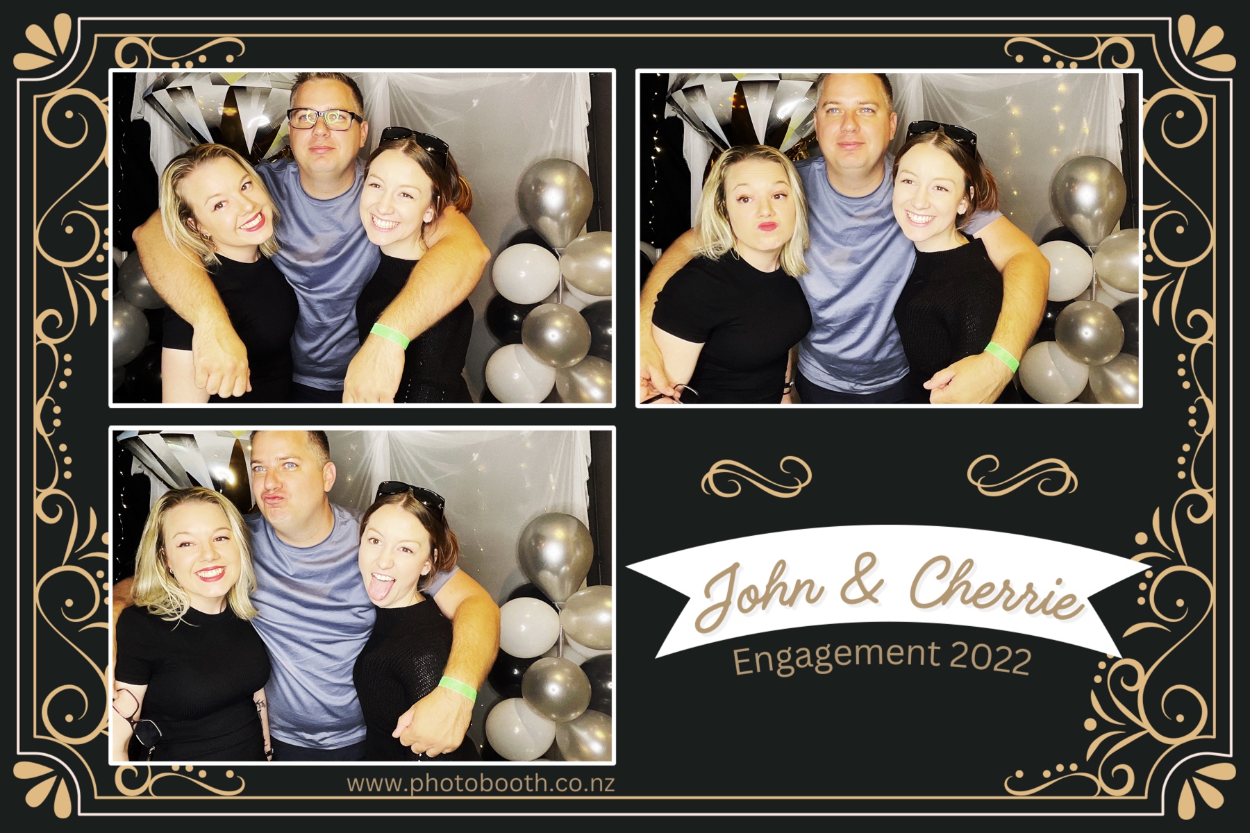 John & Cherrie's Engagement | View more photos from the event at gallery.photobooth.co.nz/u/SelfieCentral/John-Cherries-Engagement