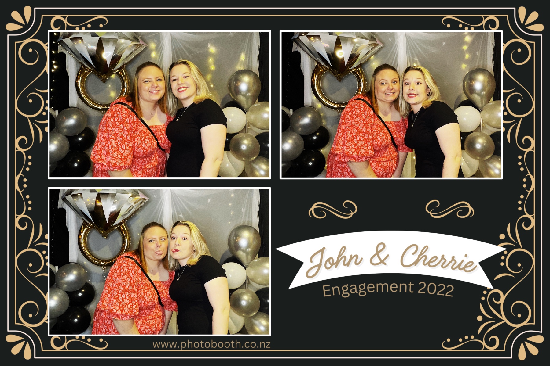 John & Cherrie's Engagement | View more photos from the event at gallery.photobooth.co.nz/u/SelfieCentral/John-Cherries-Engagement
